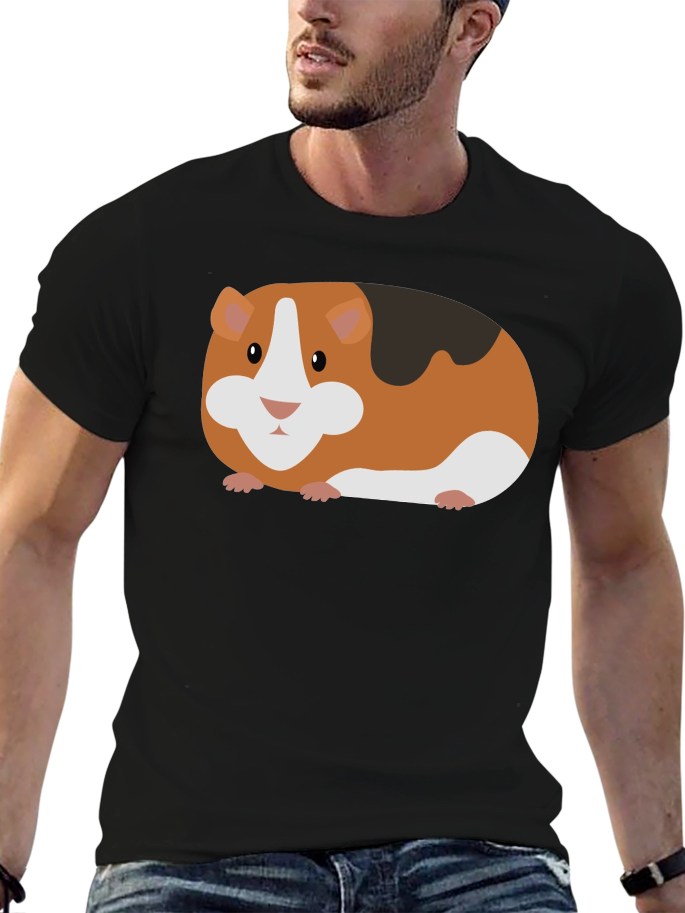 Guinea Pig Graphic Tee - Cute Pet Shirt