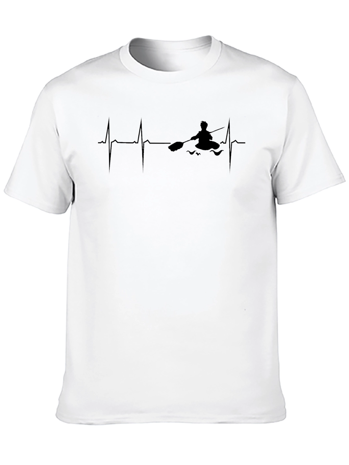 Kayaking Heartbeat T-Shirt - Paddlers Pulse