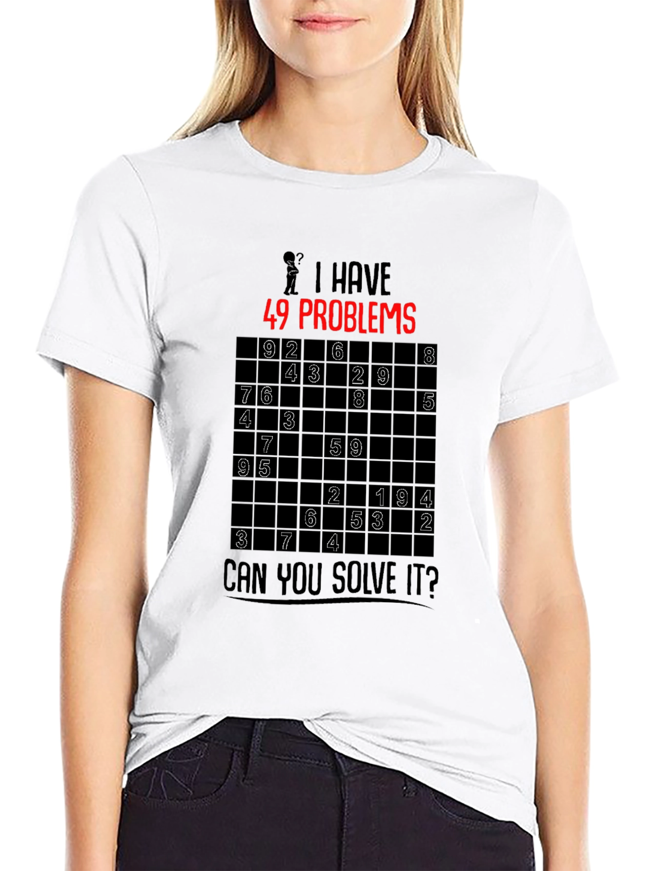 49 Problems Sudoku Graphic T-Shirt
