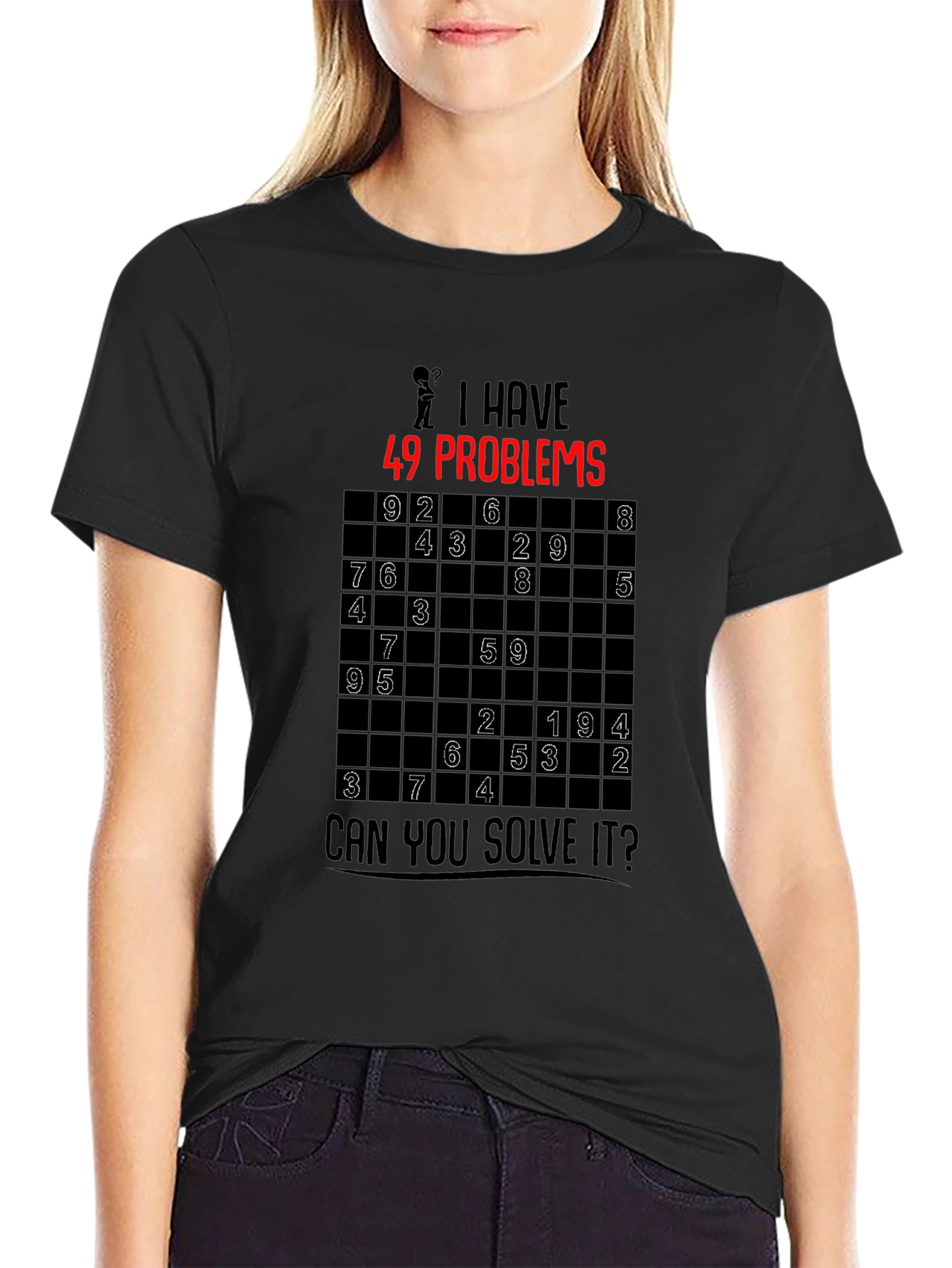 49 Problems Sudoku Graphic T-Shirt