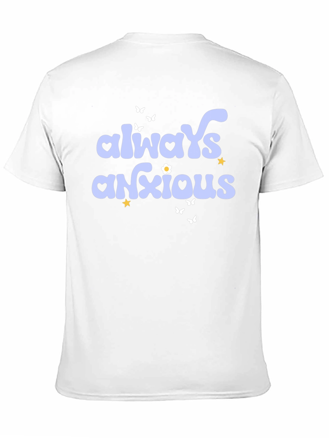 Always Anxious Graphic Tee - Unisex Black T-Shirt