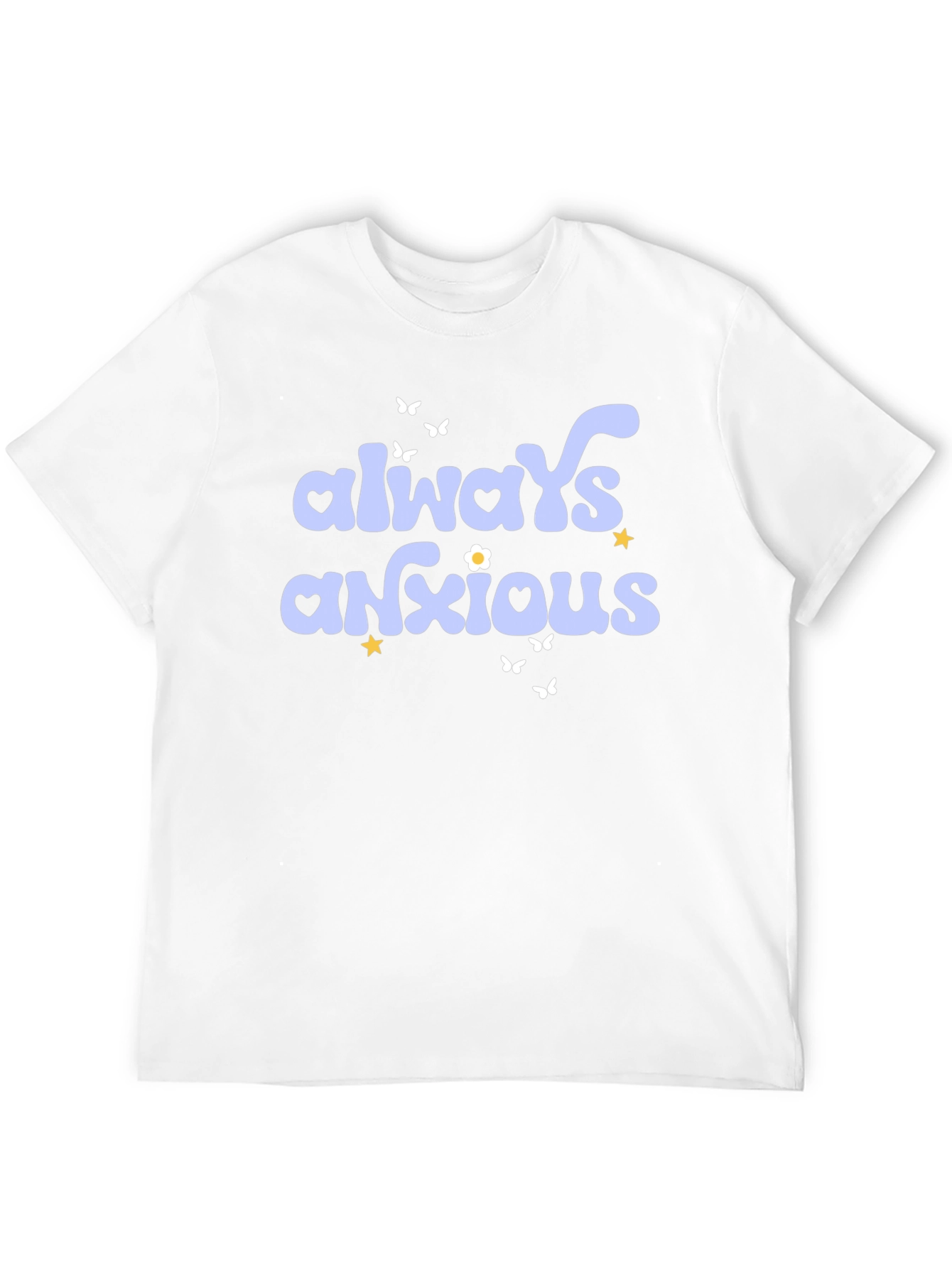 Always Anxious Graphic Tee - Unisex Black T-Shirt