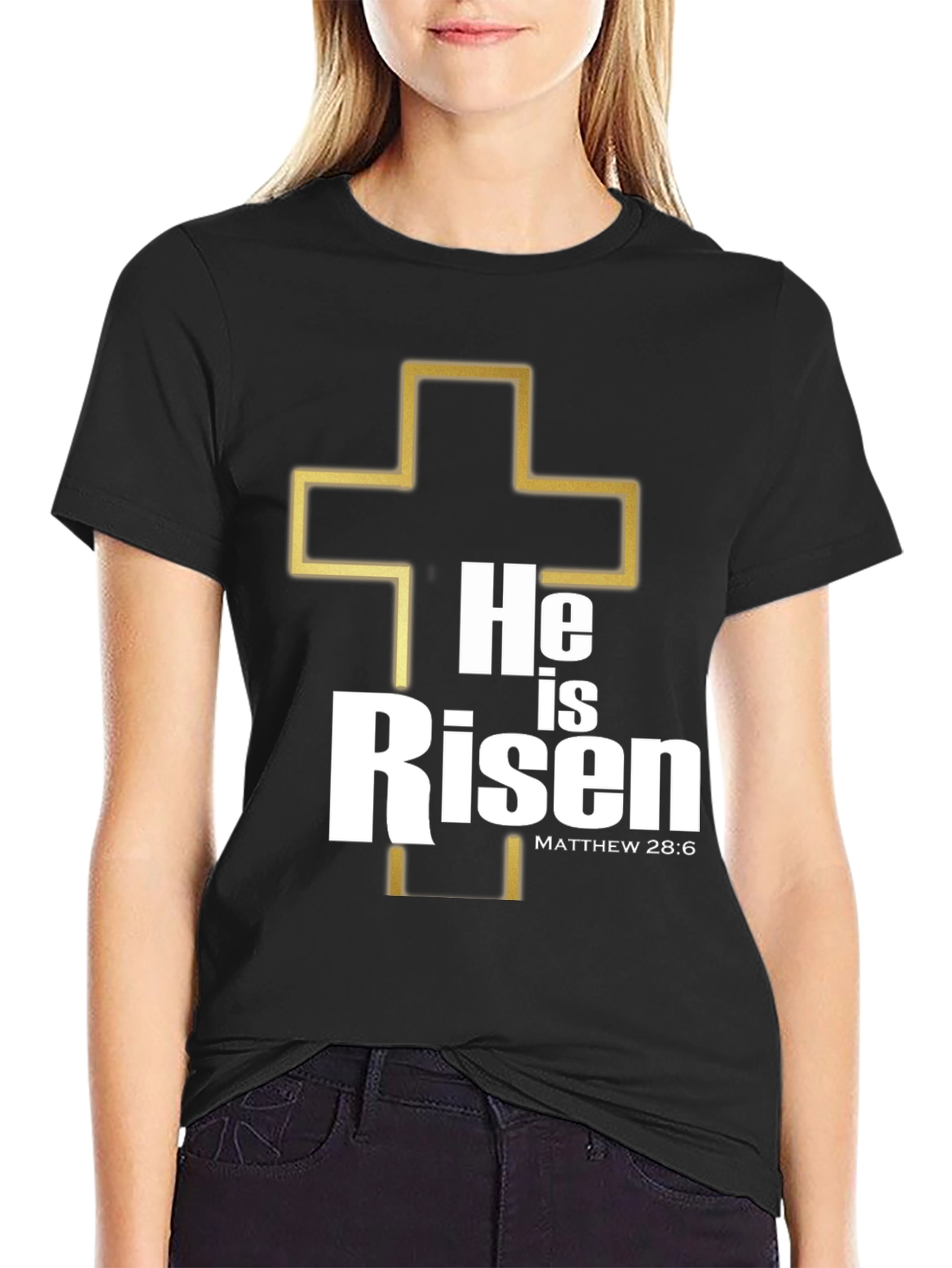 He is Risen T-Shirt - Easter Christian Tee