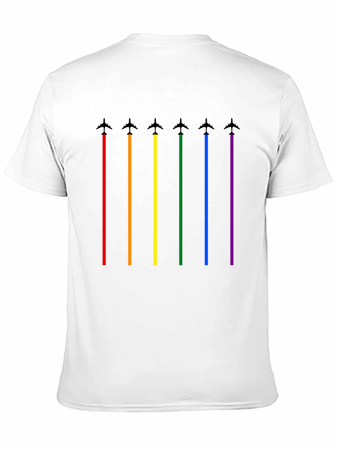 Pride Rainbow Airplane T-Shirt