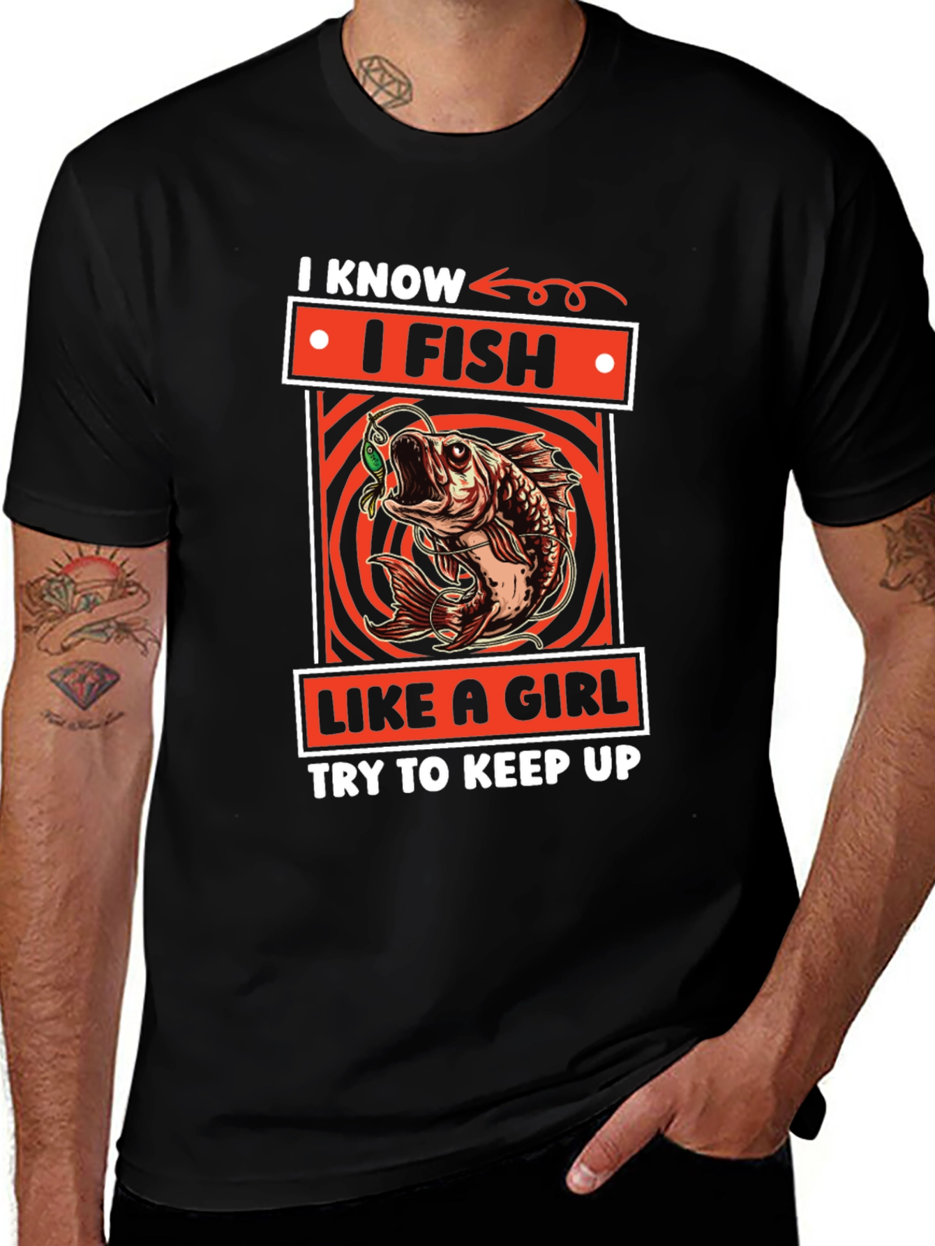 I Fish Like a Girl T-Shirt
