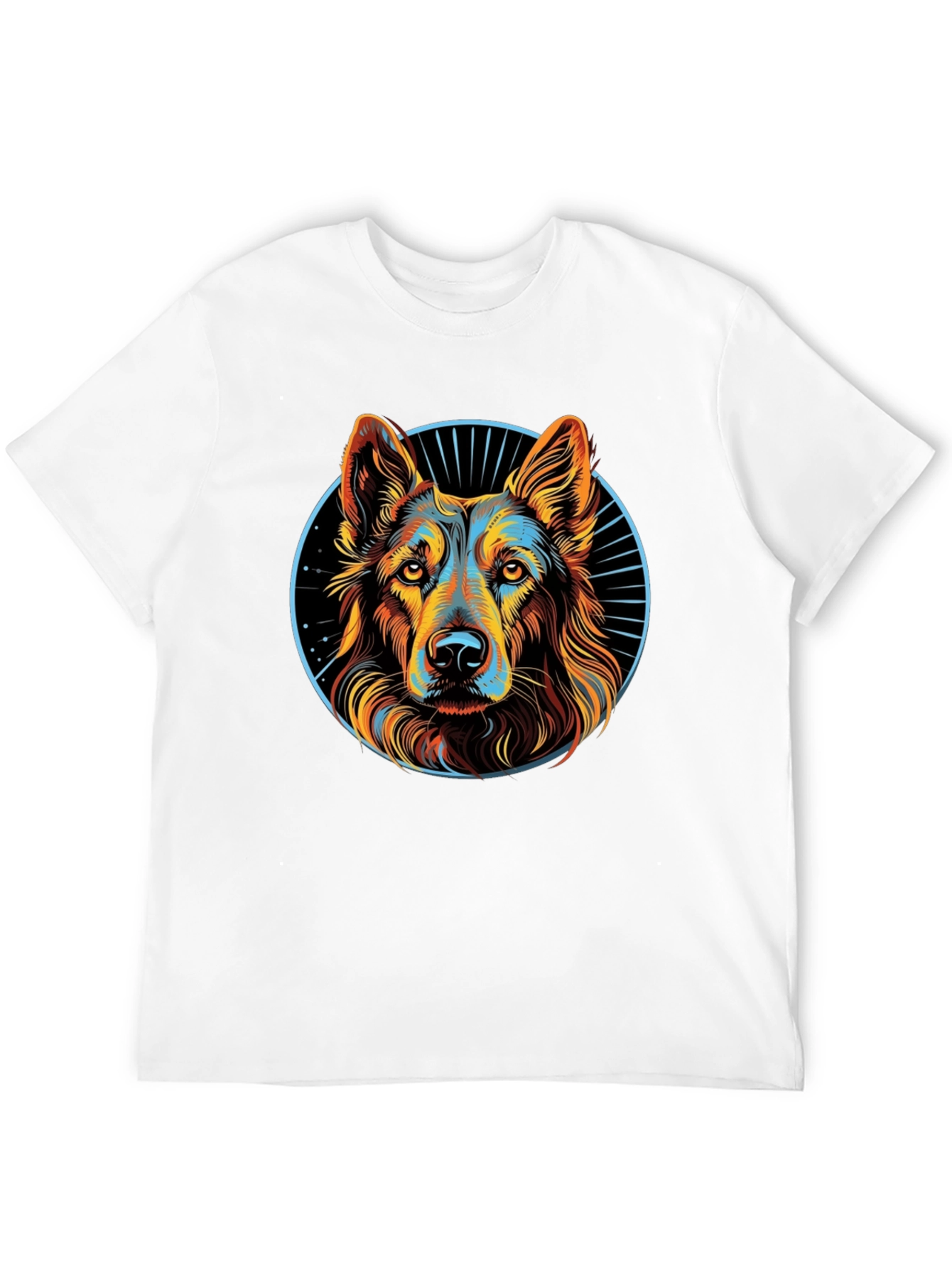 German Shepherd Graphic T-Shirt - Stylish Dog Lover Tee
