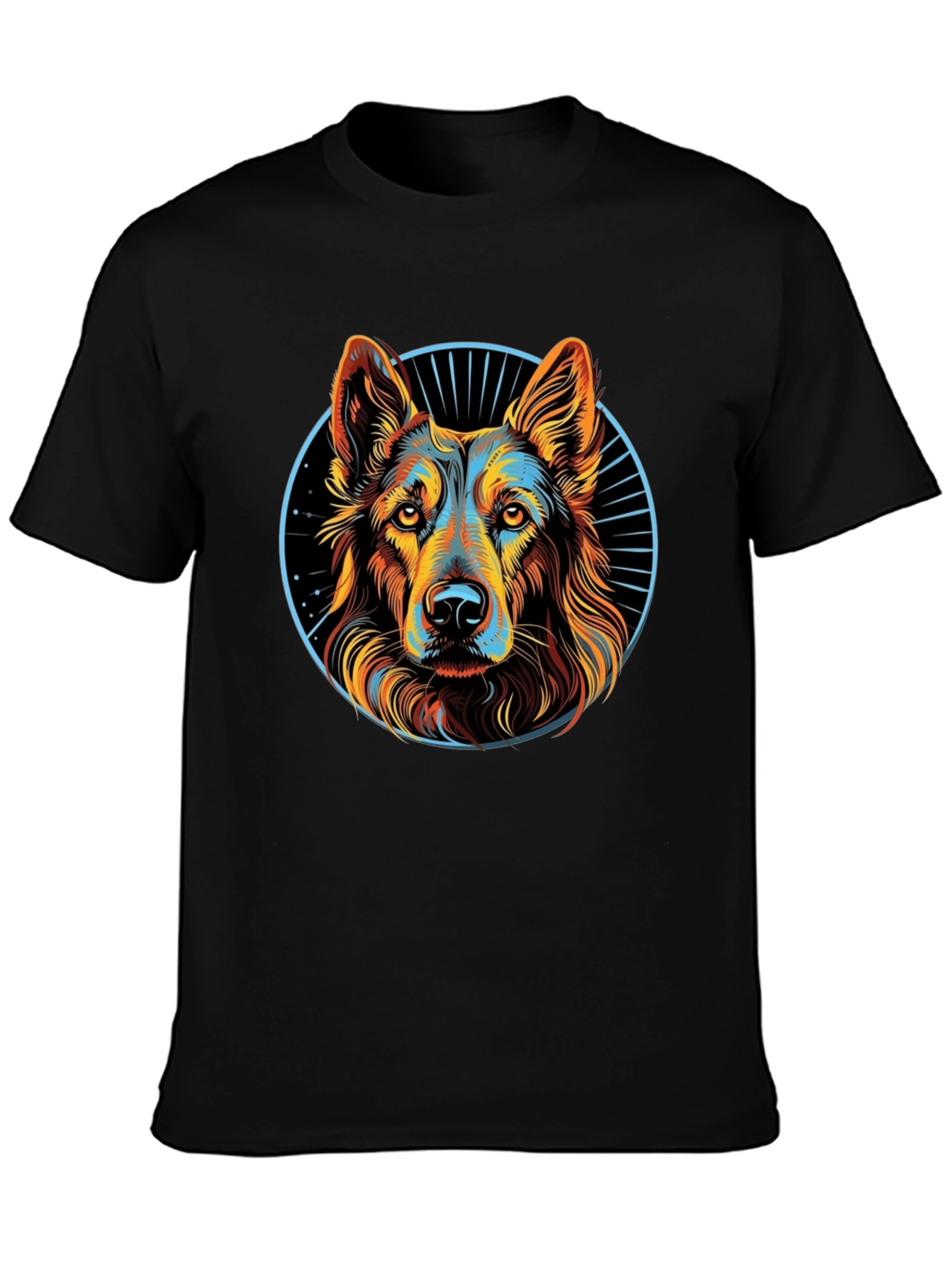 German Shepherd Graphic T-Shirt - Stylish Dog Lover Tee