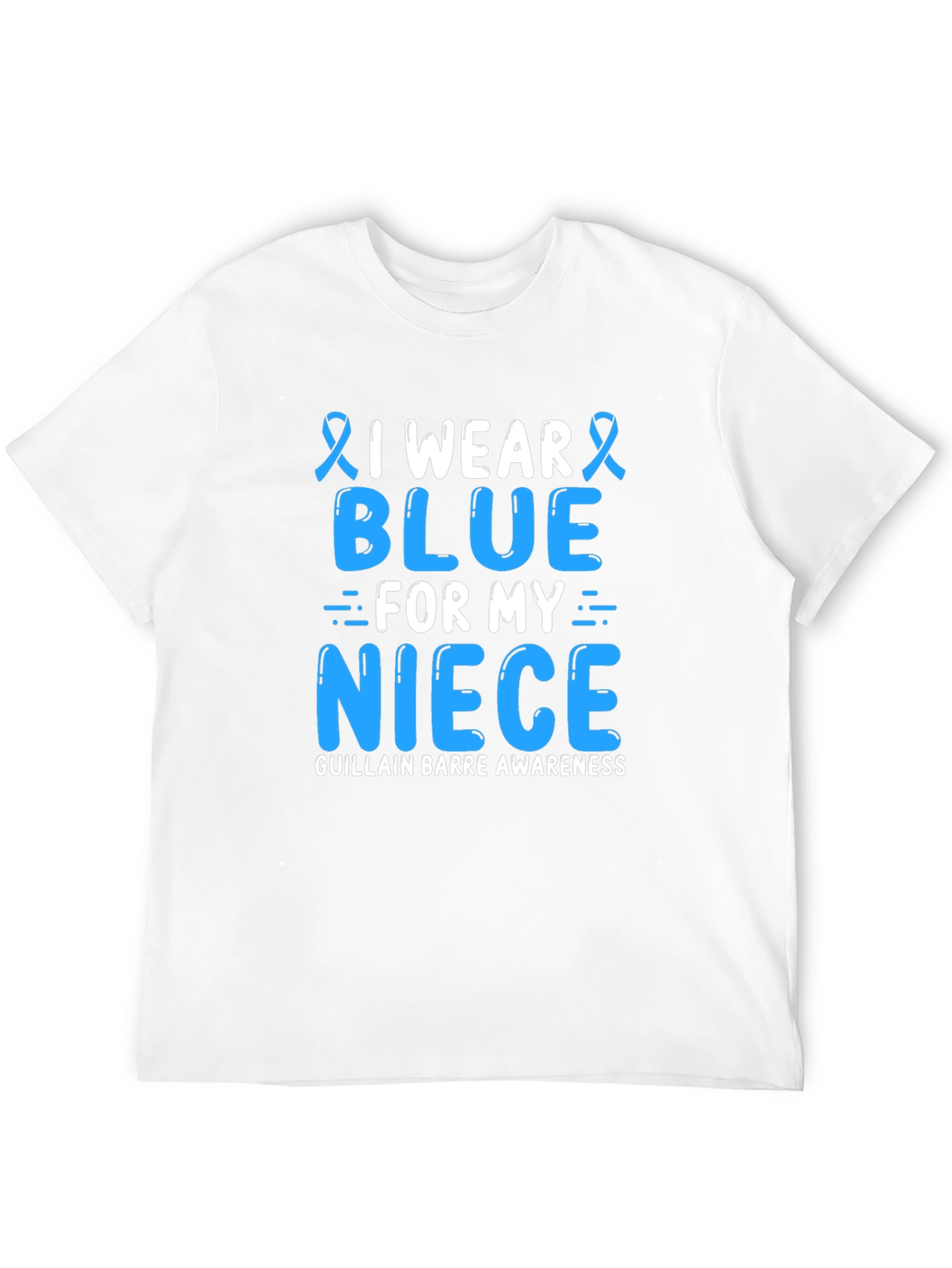 I Wear Blue For My Niece Awareness T-Shirt