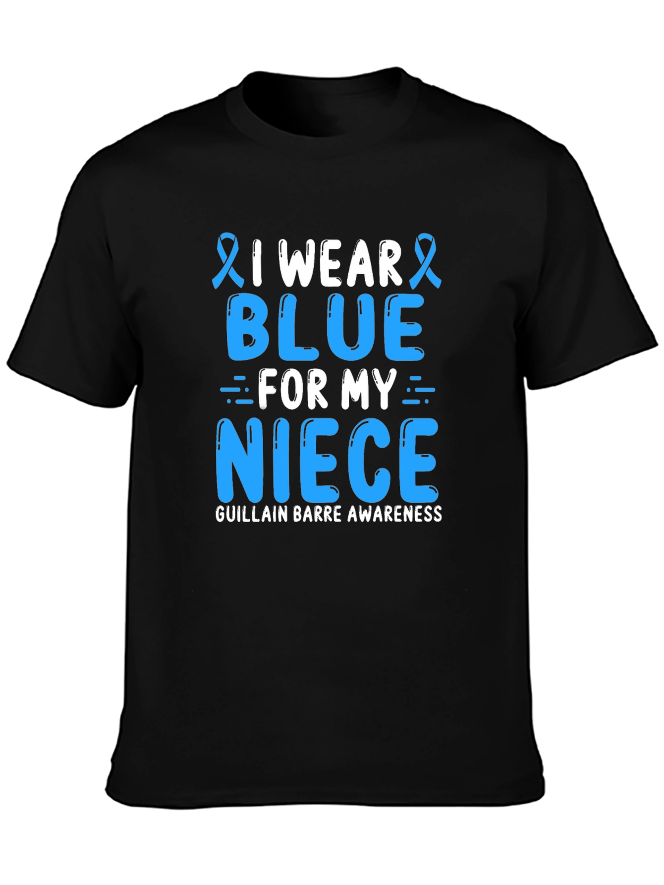 I Wear Blue For My Niece Awareness T-Shirt