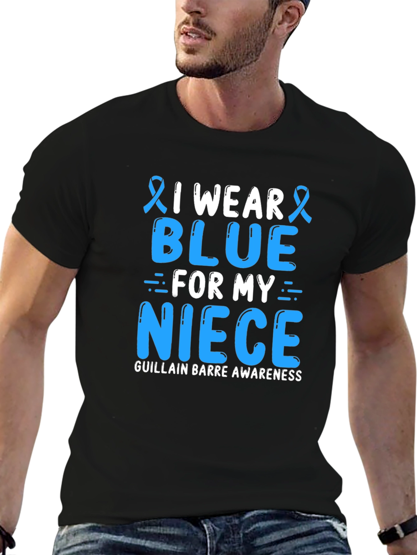 I Wear Blue For My Niece Awareness T-Shirt