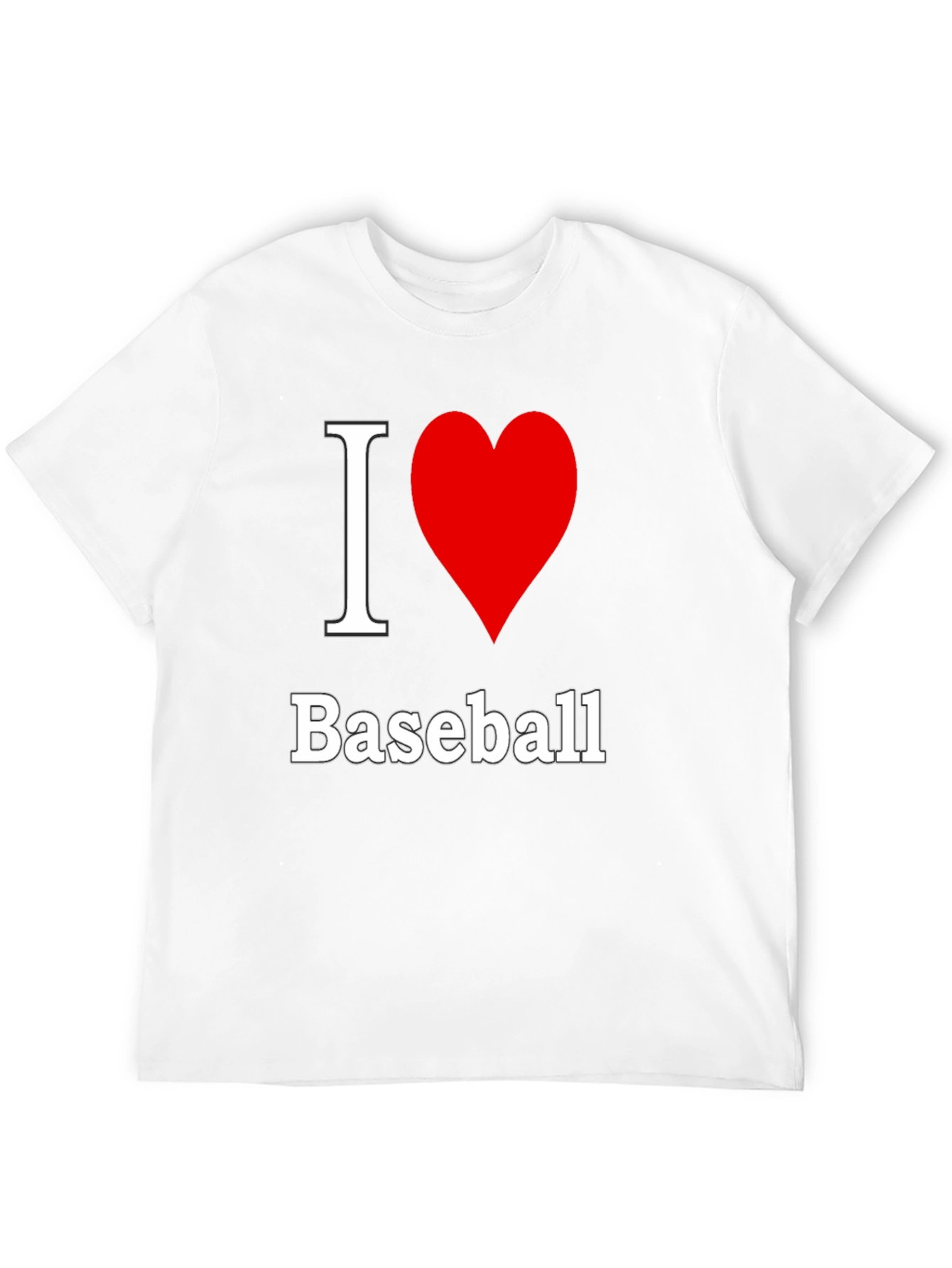 I Love Baseball T-Shirt - Classic Design