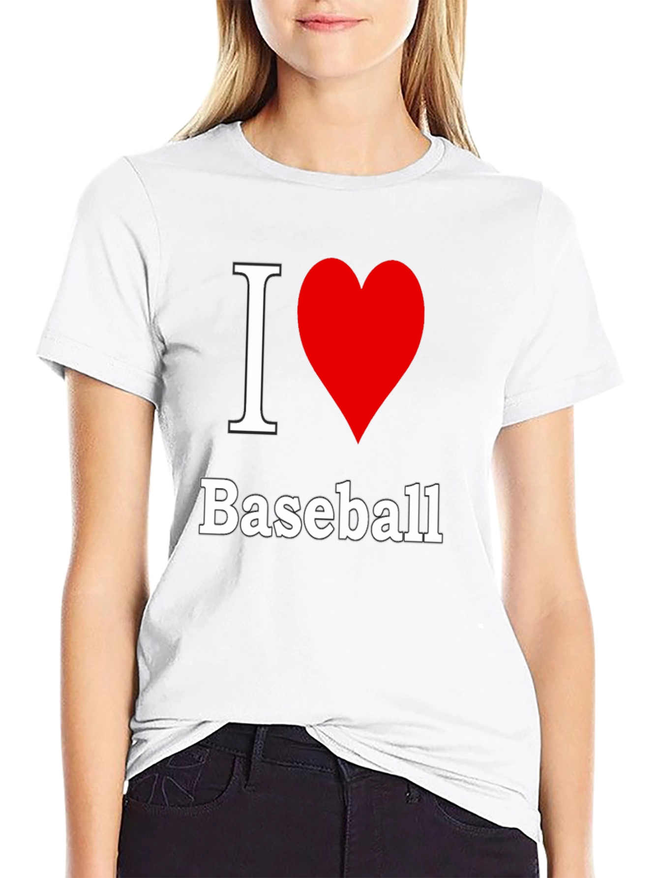 I Love Baseball T-Shirt - Classic Design