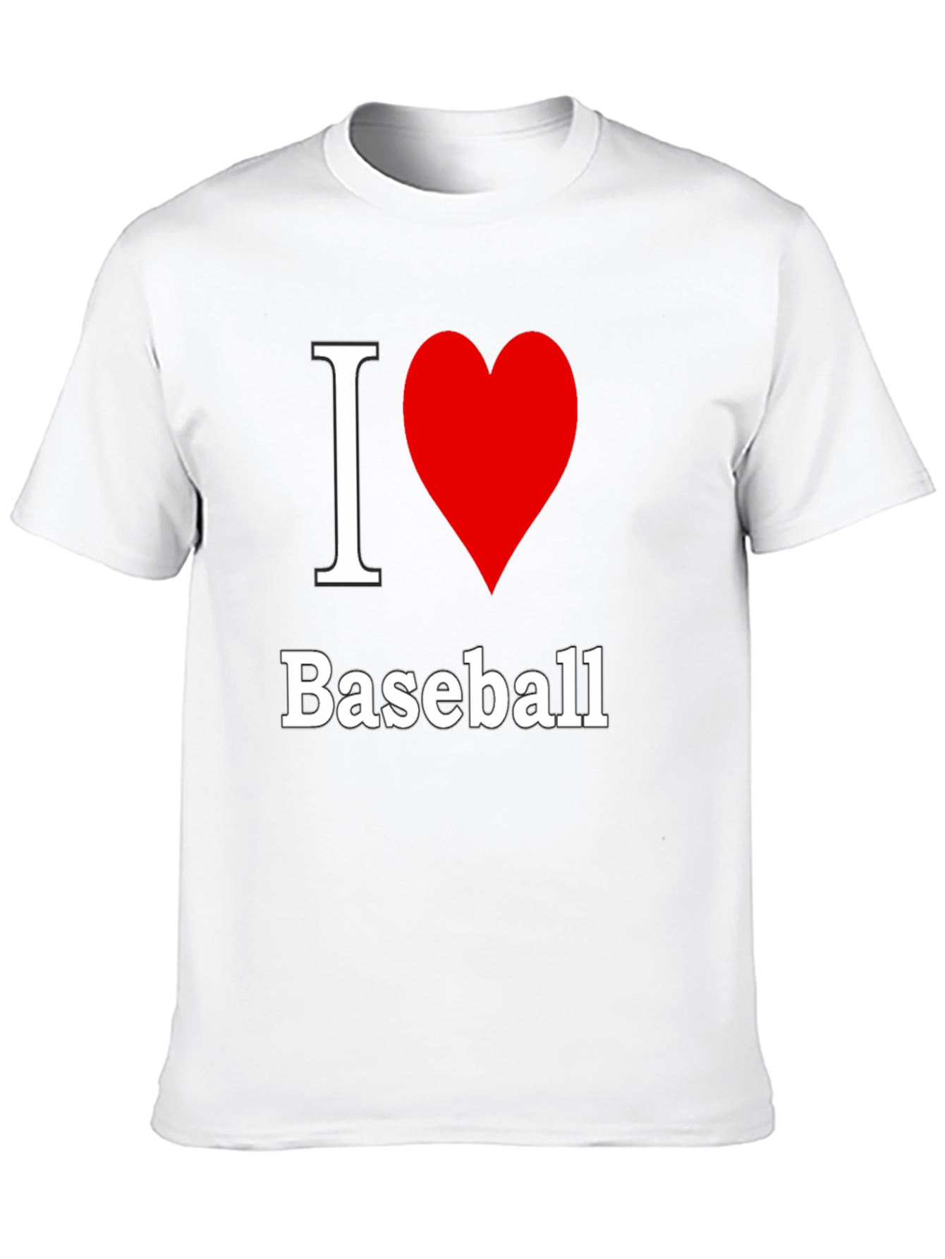 I Love Baseball T-Shirt - Classic Design