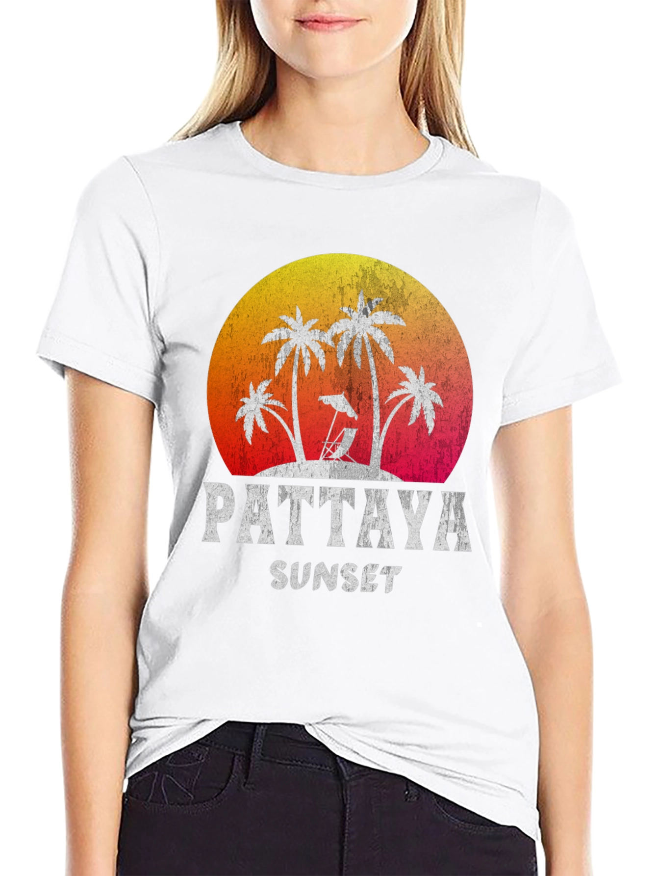 Pattaya Sunset Graphic Tee - Vacation Vibes