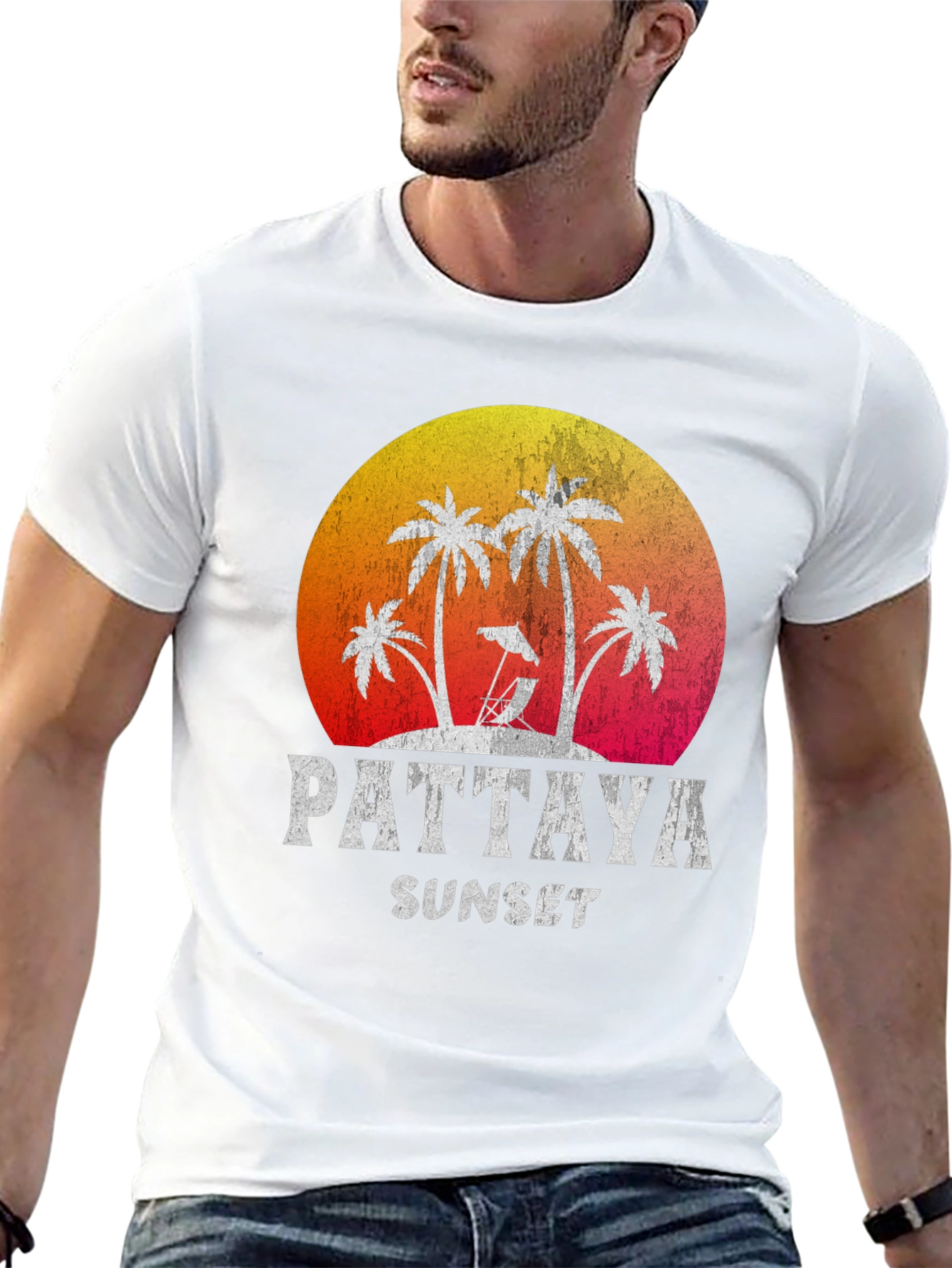 Pattaya Sunset Graphic Tee - Vacation Vibes