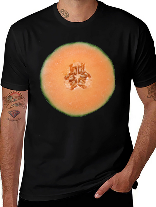 Melon Slice Graphic T-Shirt - Unisex Black Tee