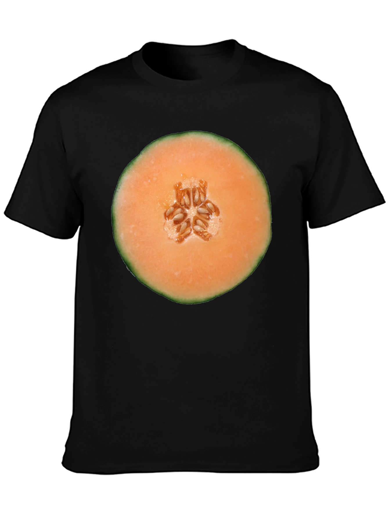 Melon Slice Graphic T-Shirt - Unisex Black Tee