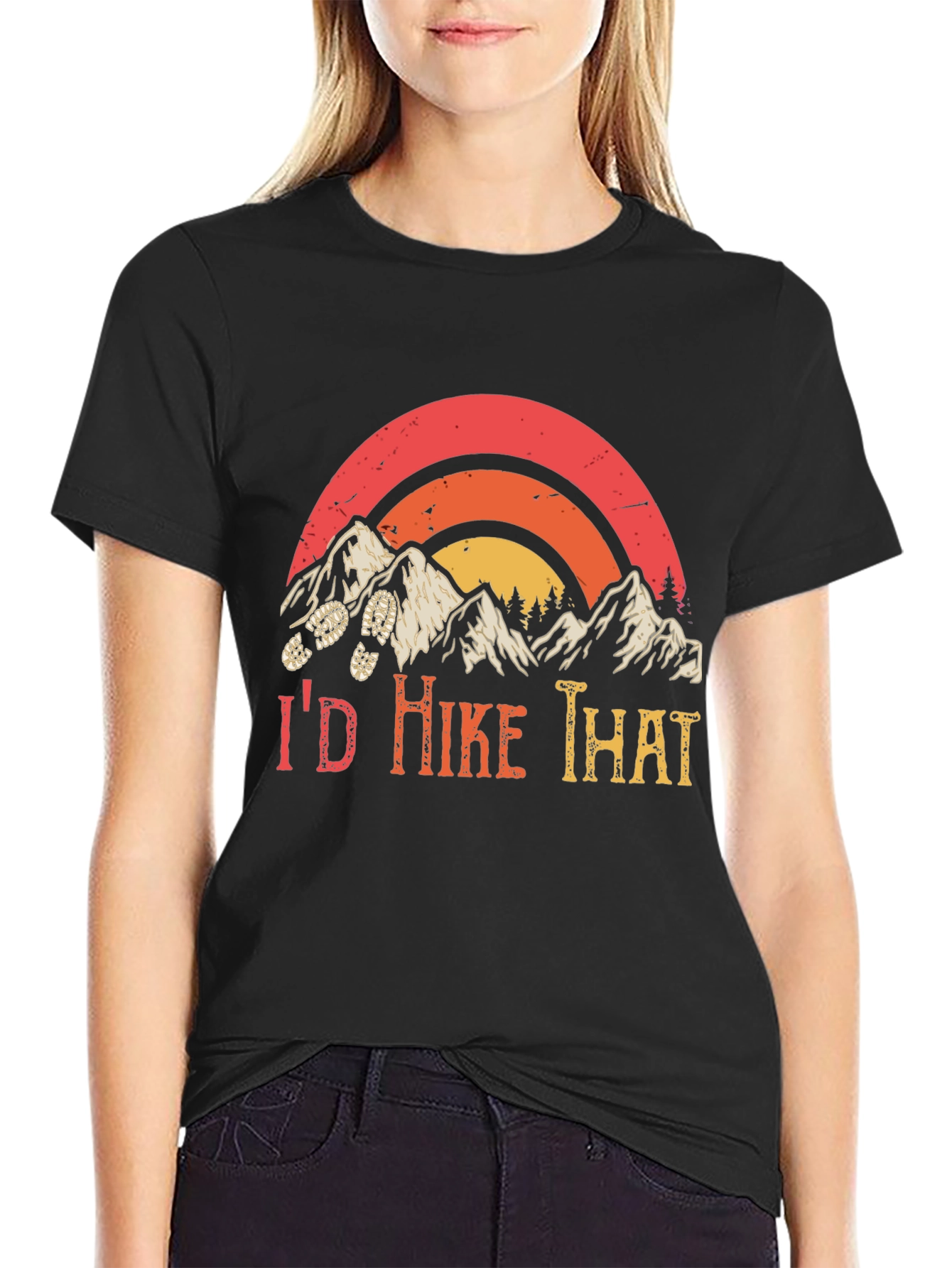 Id Hike That Graphic Tee