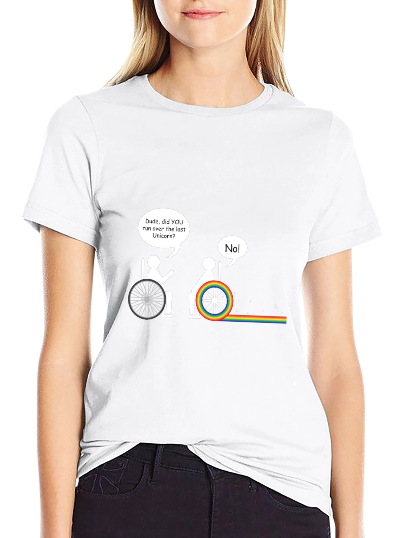 Funny Wheelchair Last Unicorn T-Shirt