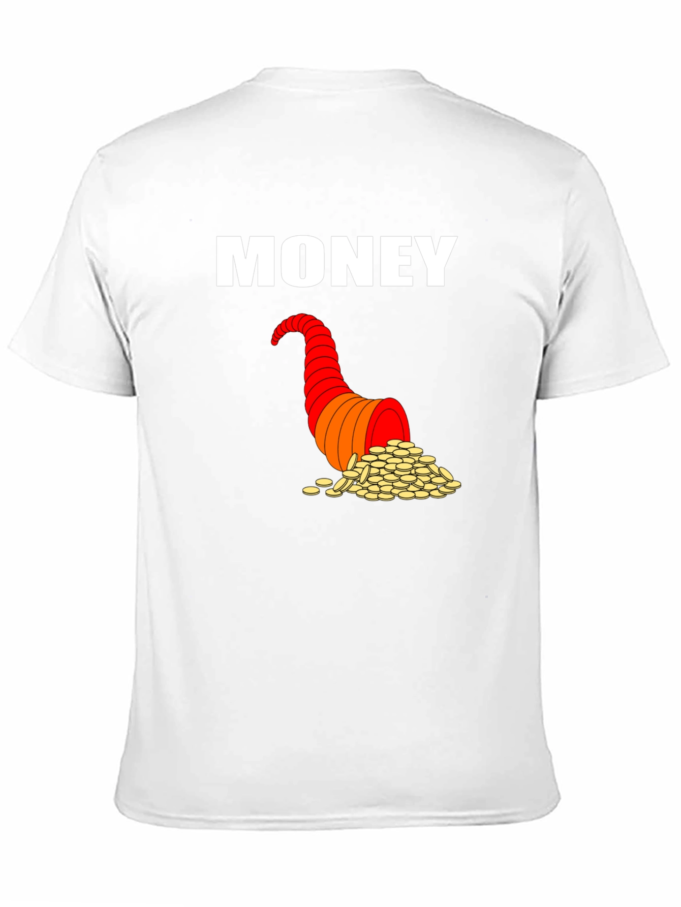 Money Horn T-Shirt Black Graphic Tee