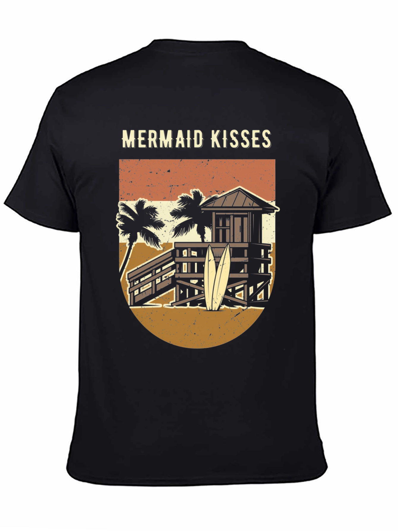 Mermaid Kisses Graphic Tee - Beach Vibes T-Shirt