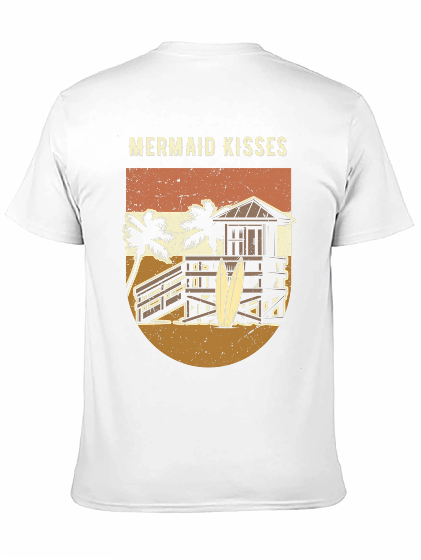 Mermaid Kisses Graphic Tee - Beach Vibes T-Shirt