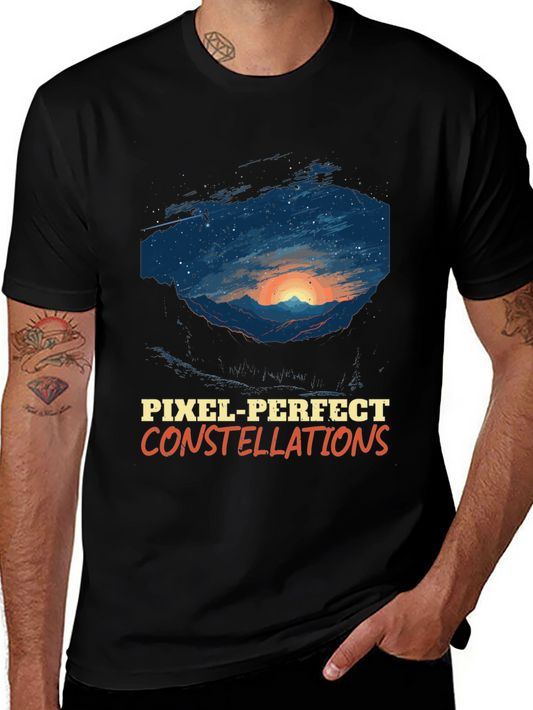 Pixel-Perfect Constellations Graphic Tee