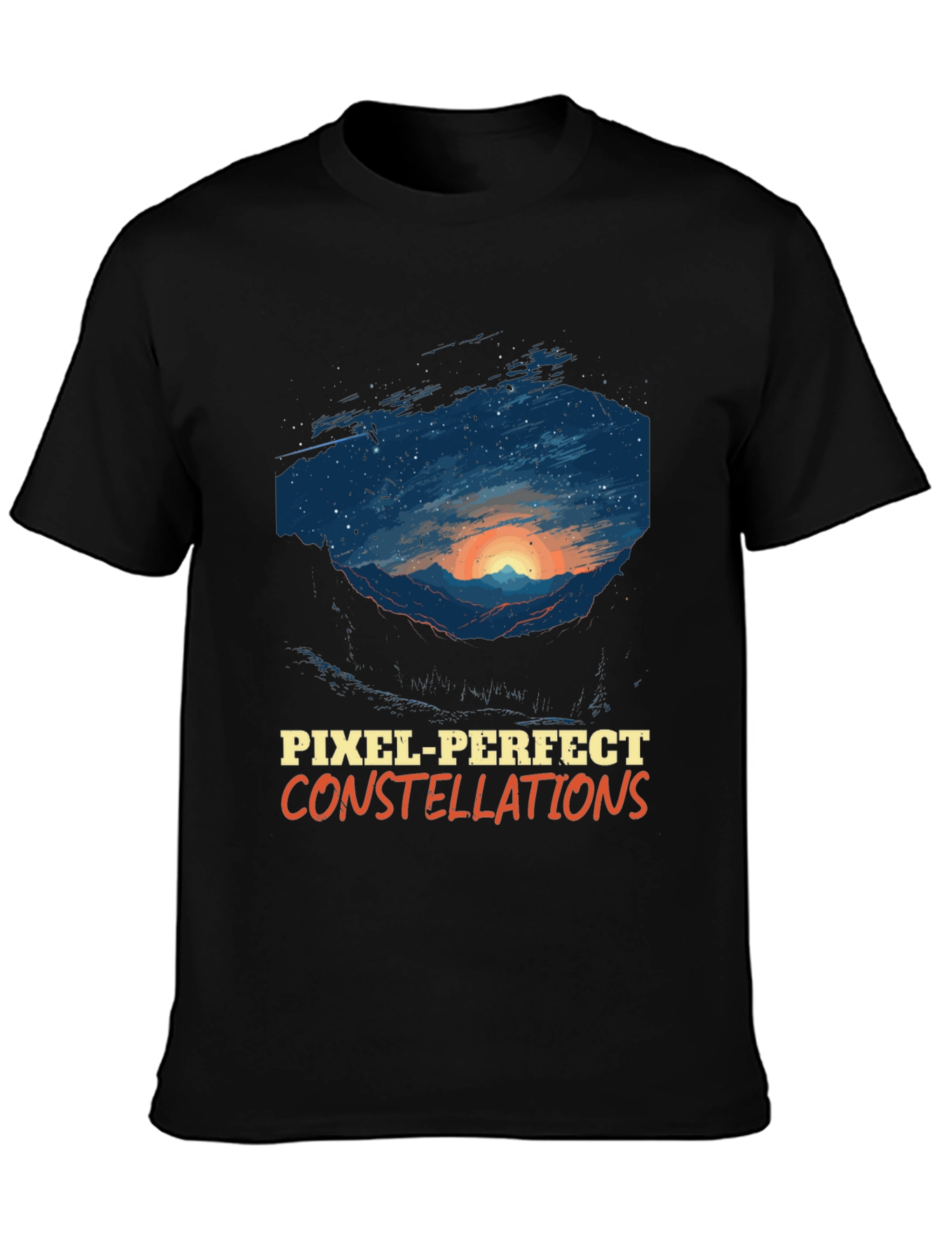 Pixel-Perfect Constellations Graphic Tee
