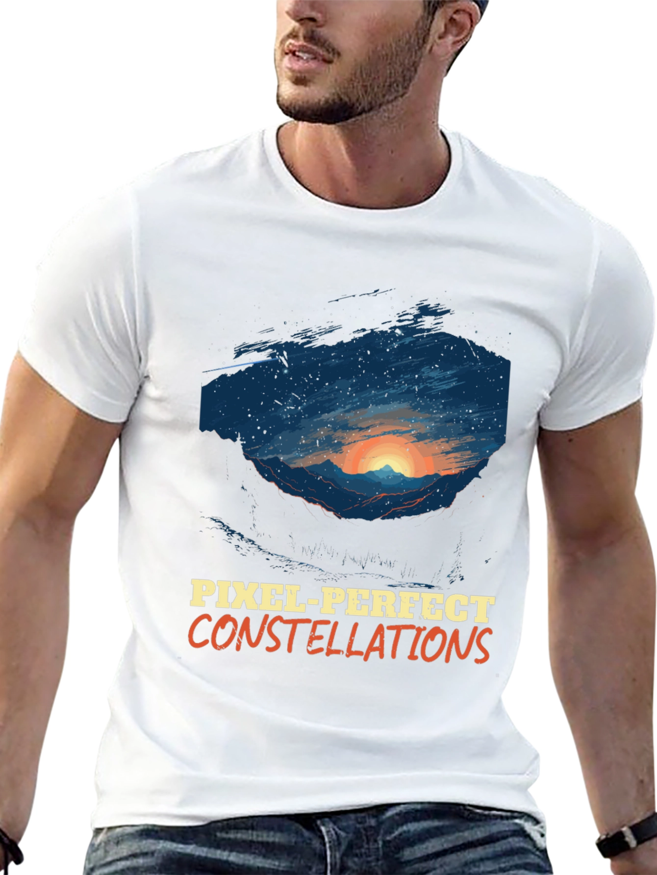 Pixel-Perfect Constellations Graphic Tee