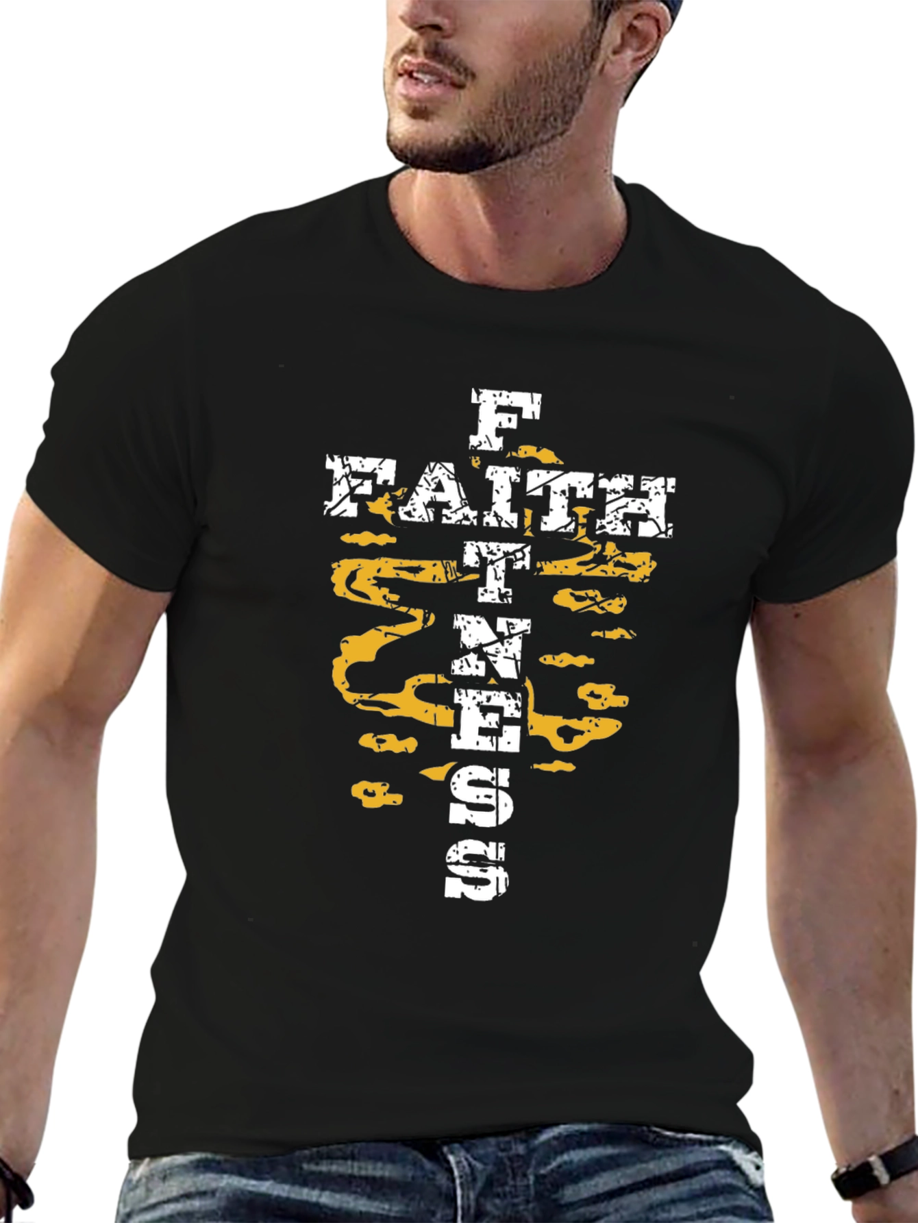 Faith Fitness Mens T-Shirt