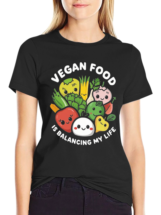 Vegan Food Balancing Life T-Shirt