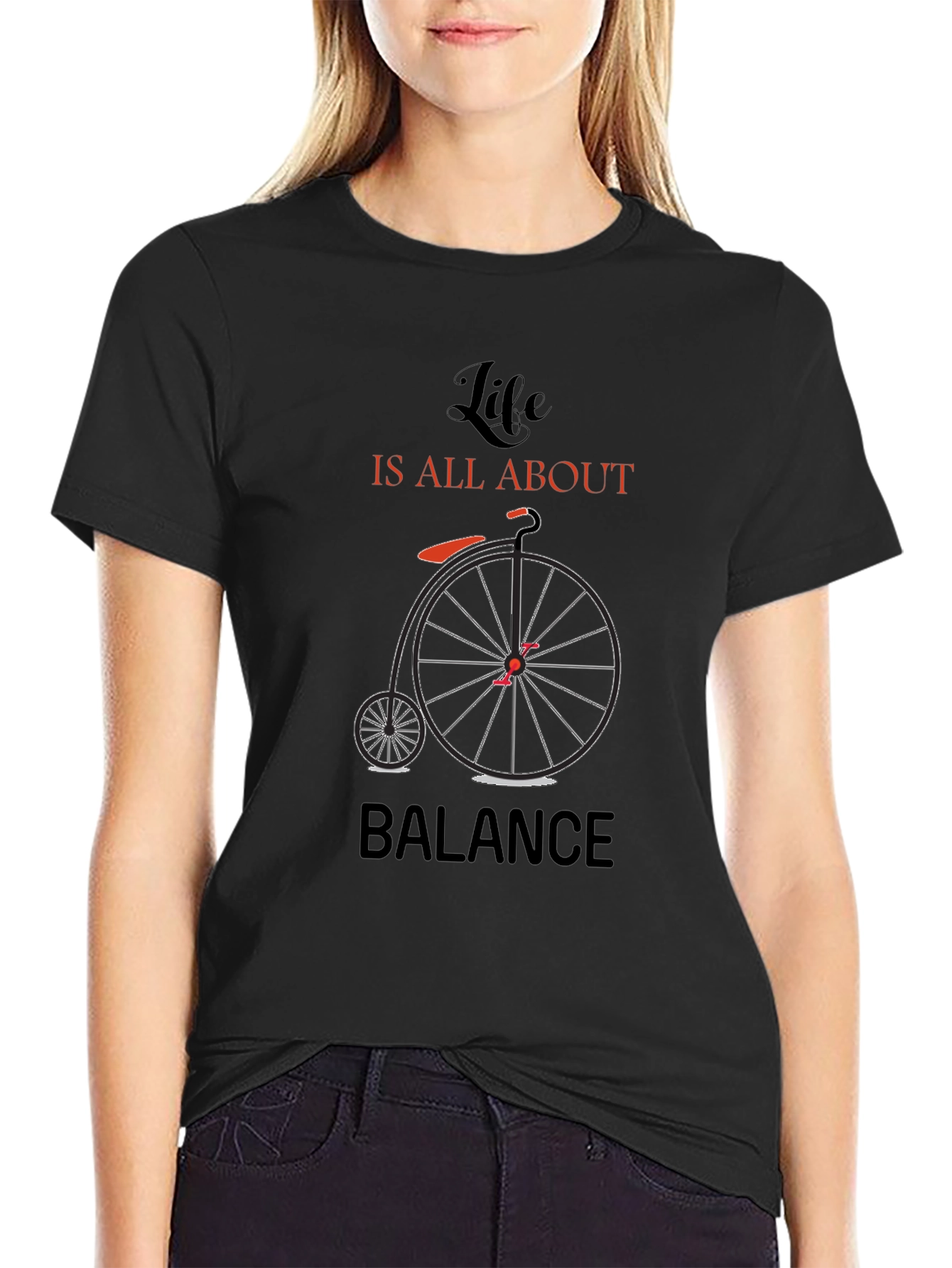 Life is All About Balance Mens Graphic Tee