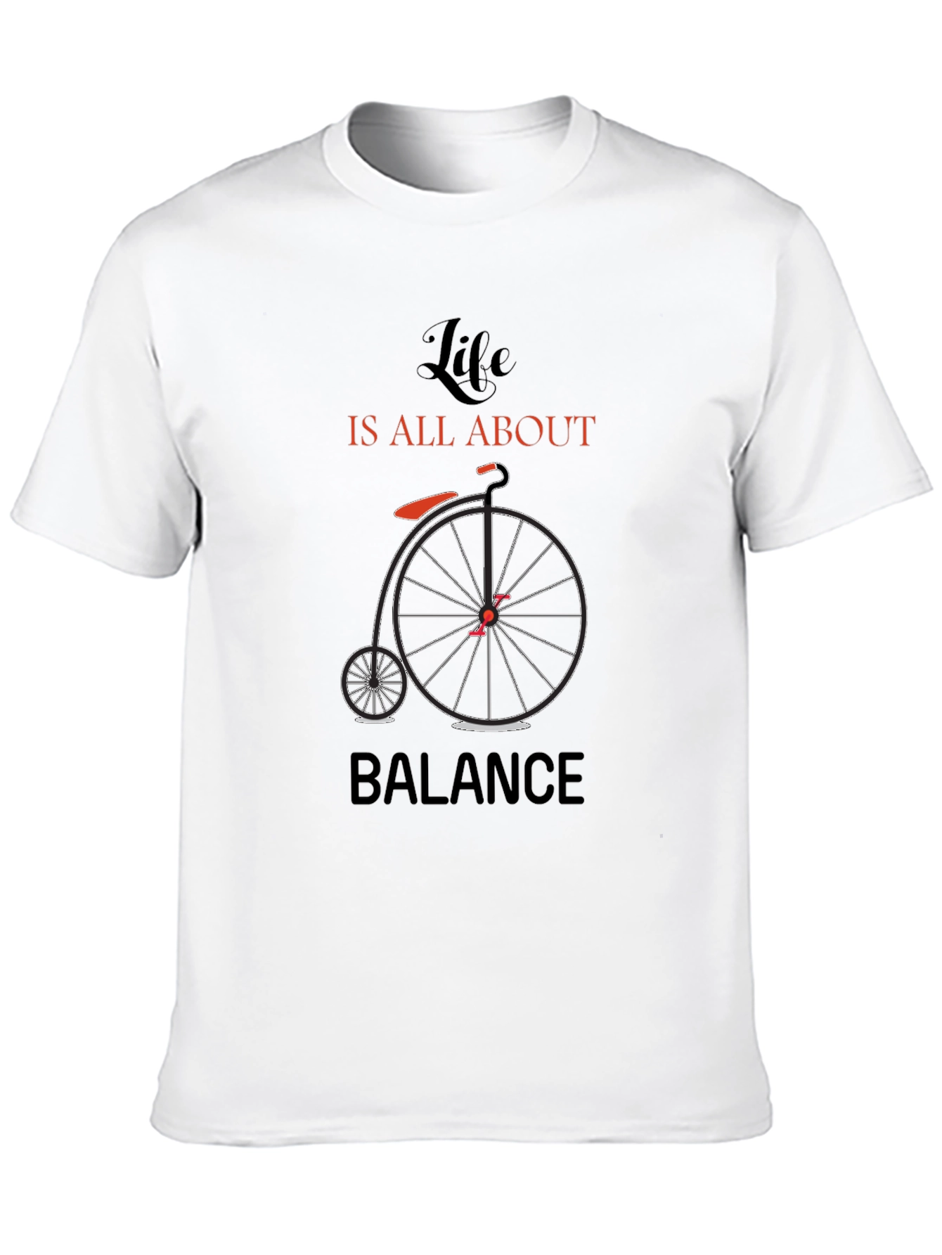 Life is All About Balance Mens Graphic Tee