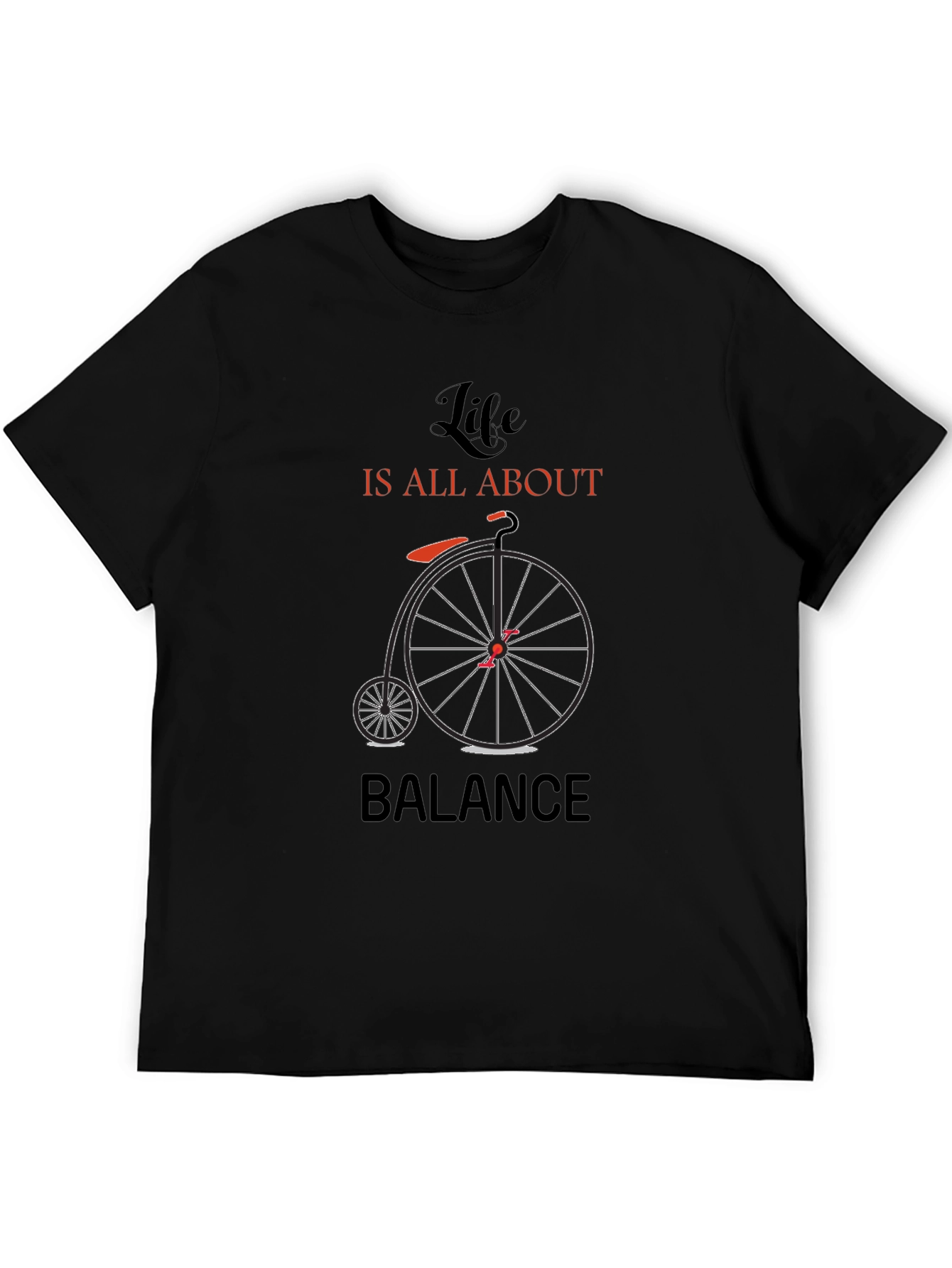 Life is All About Balance Mens Graphic Tee