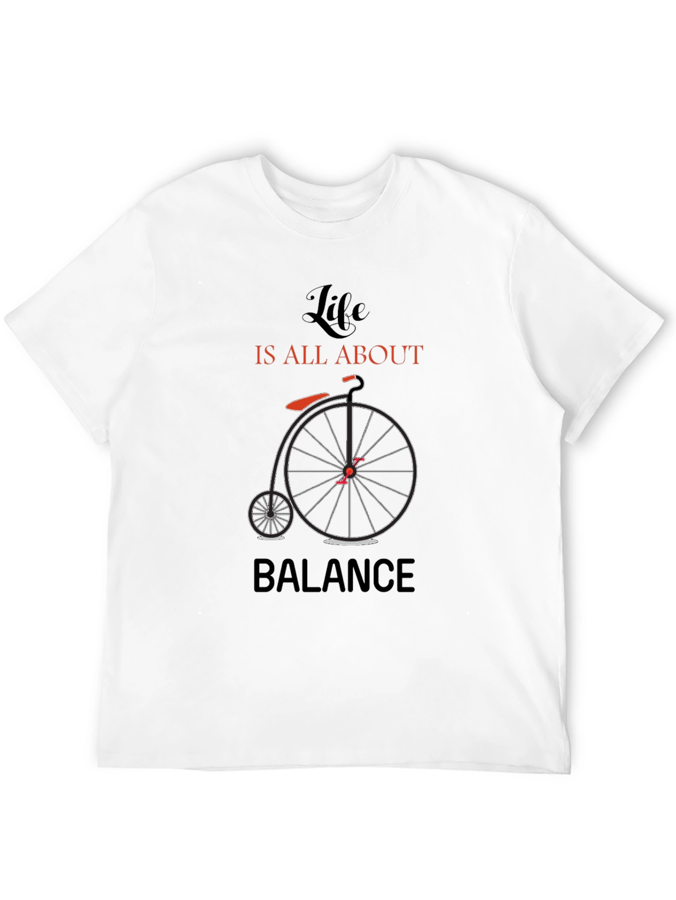 Life is All About Balance Mens Graphic Tee