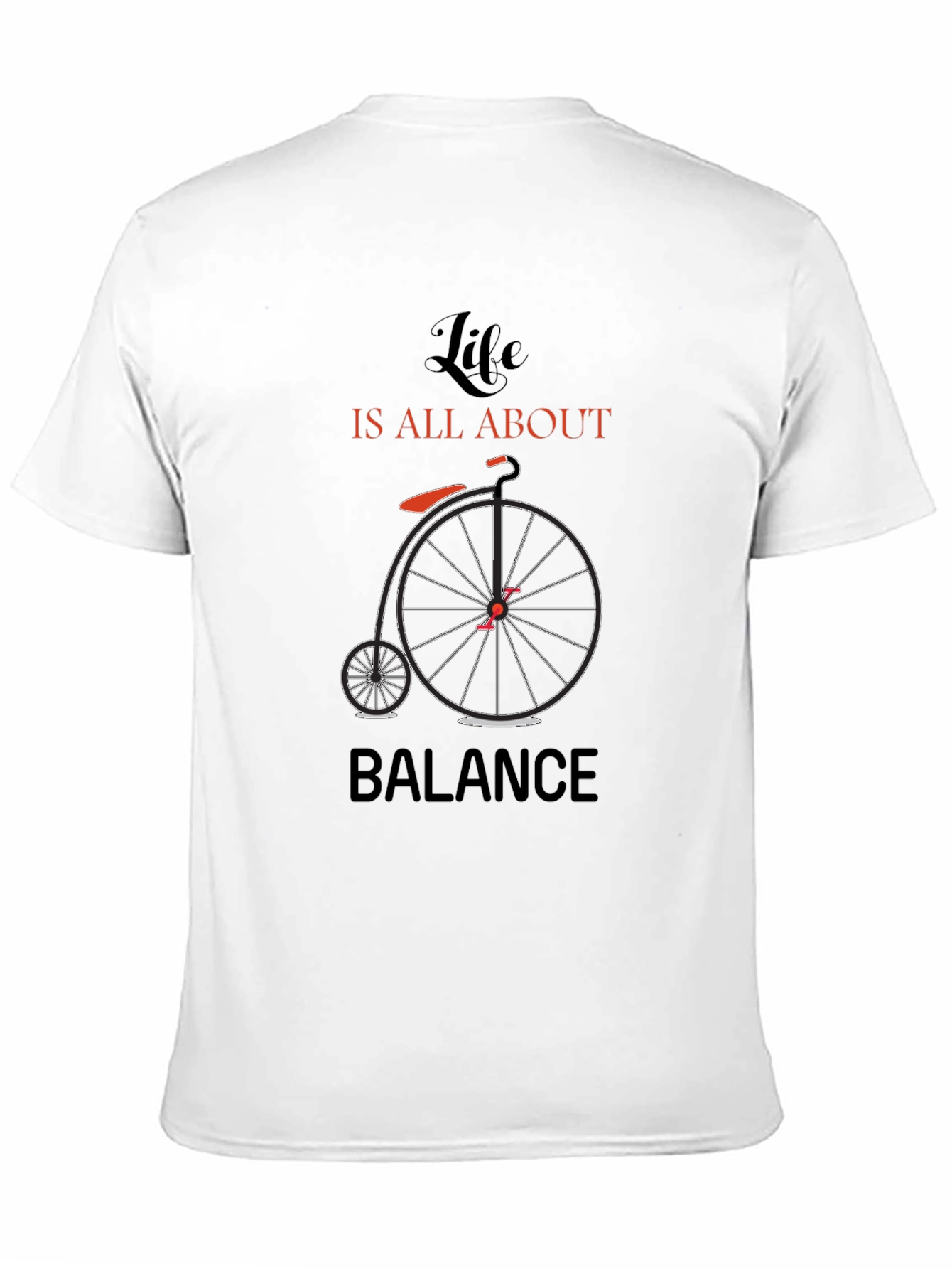 Life is All About Balance Mens Graphic Tee