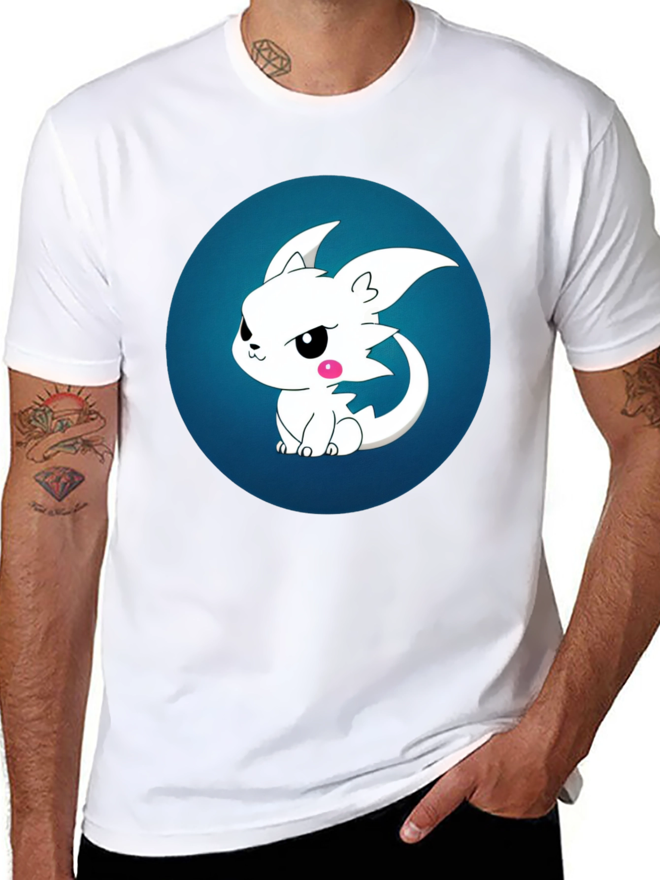 Cute Anime Character Graphic Tee