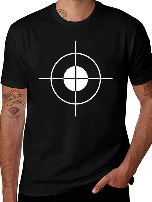 Target Graphic Tee - Mens Black T-Shirt