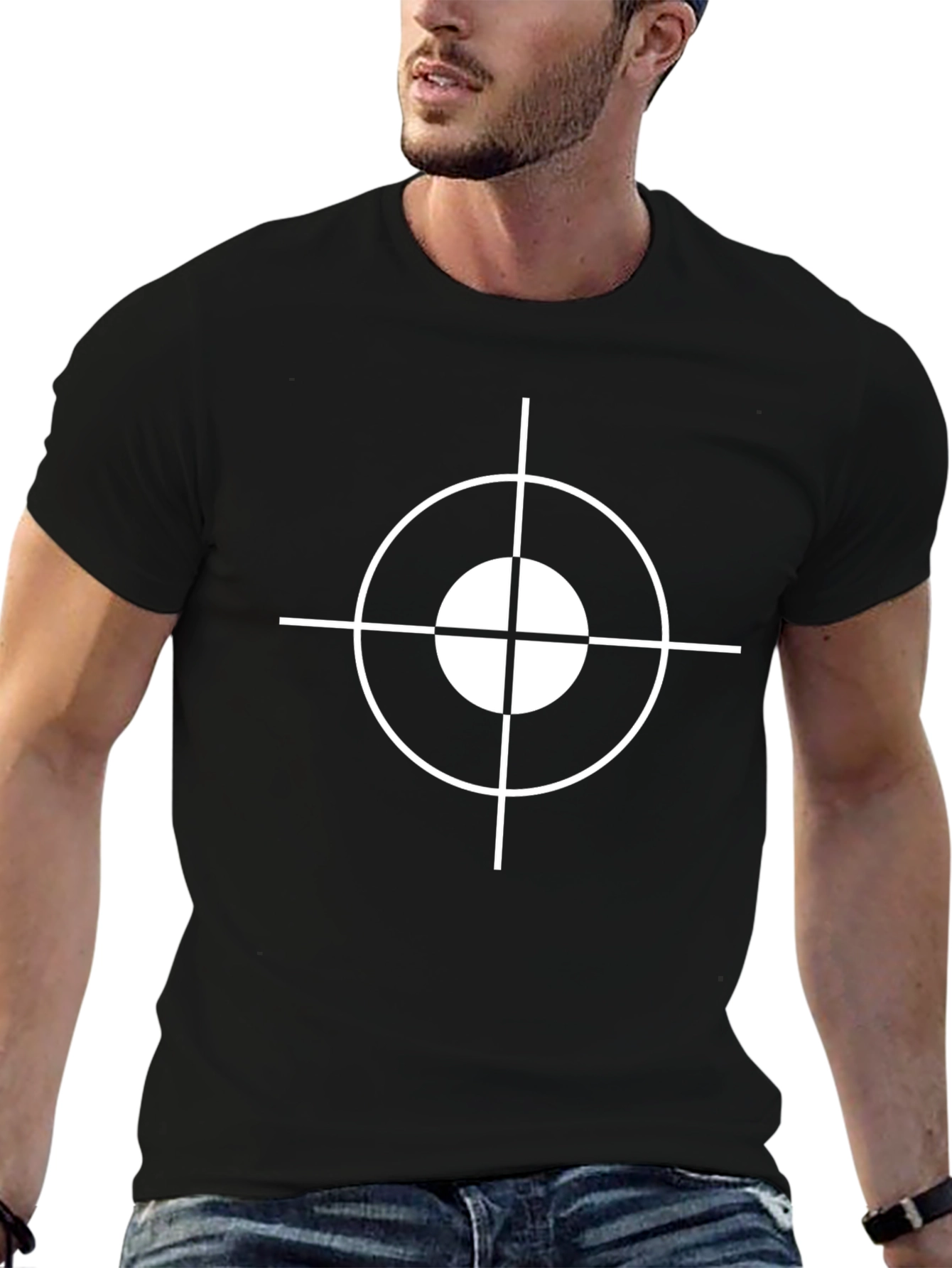 Target Graphic Tee - Mens Black T-Shirt