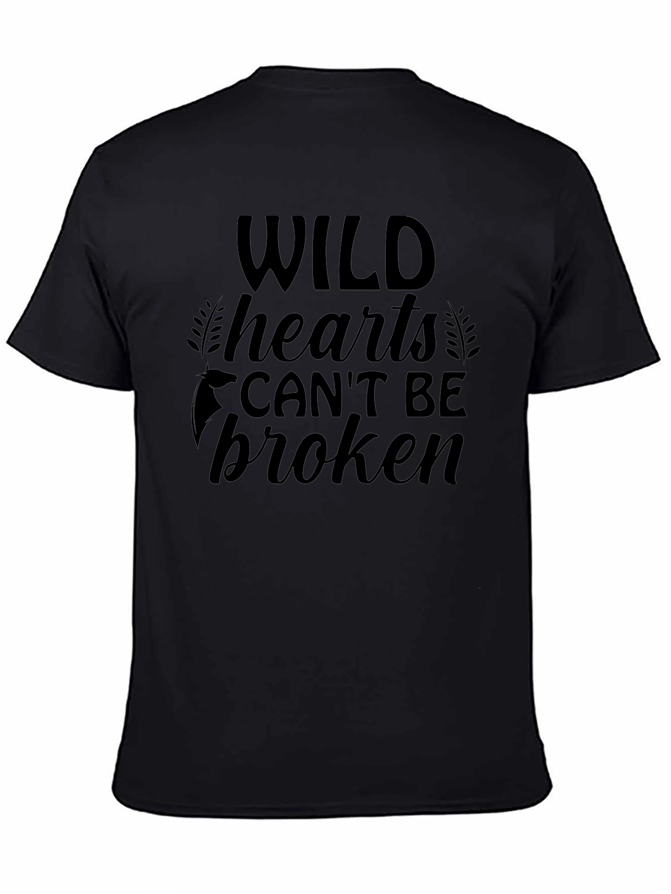 Wild Hearts Graphic Tee - Black
