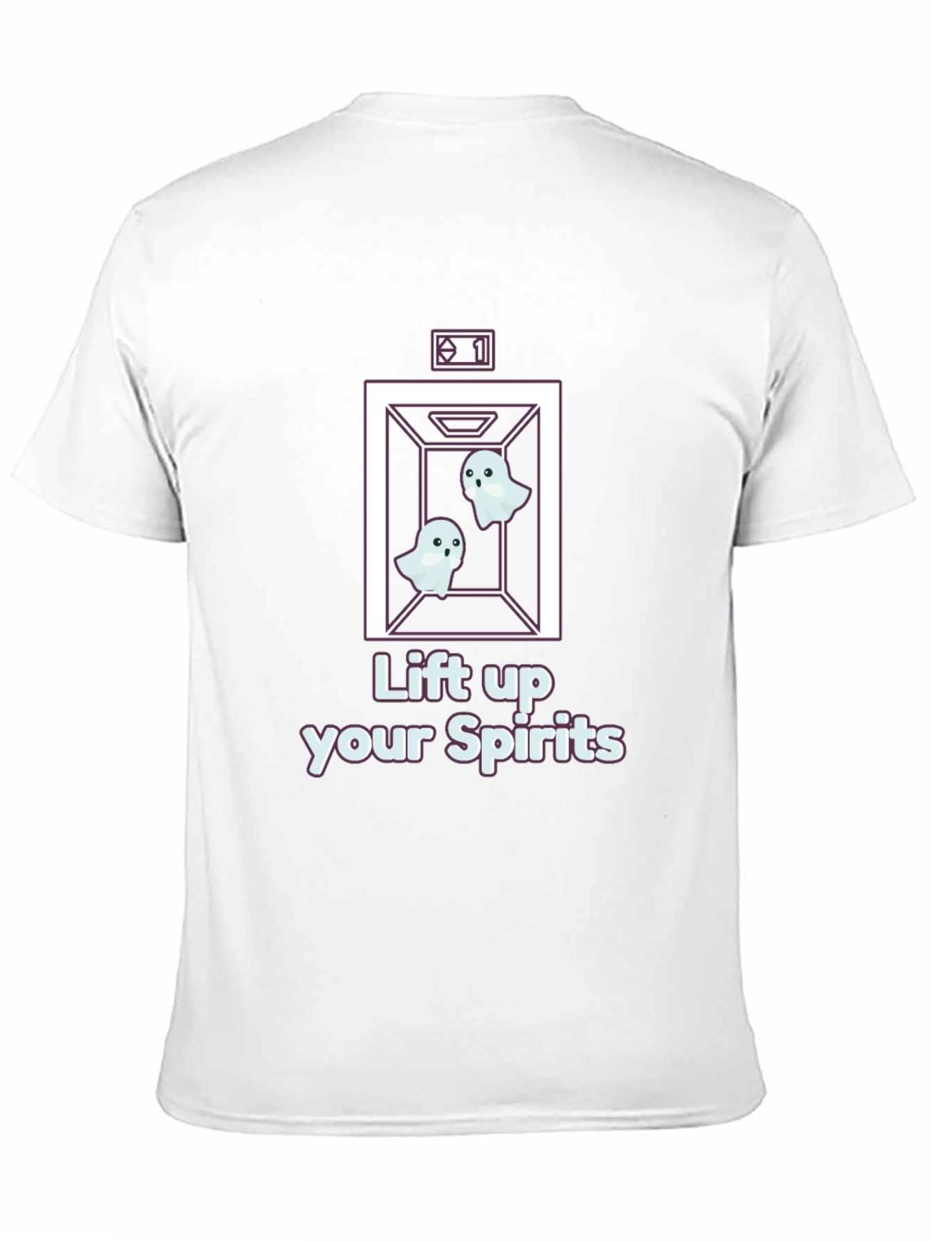 Lift Up Your Spirits Ghost Elevator T-Shirt