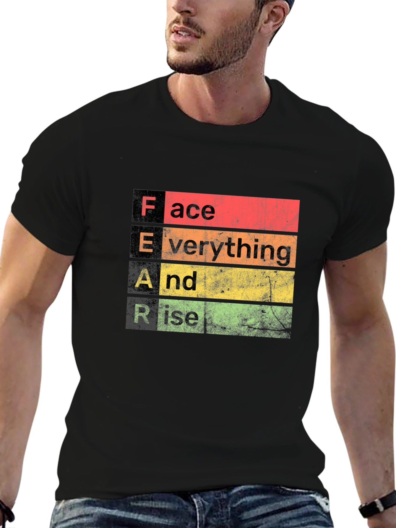 Motivational F.E.A.R. Graphic T-Shirt