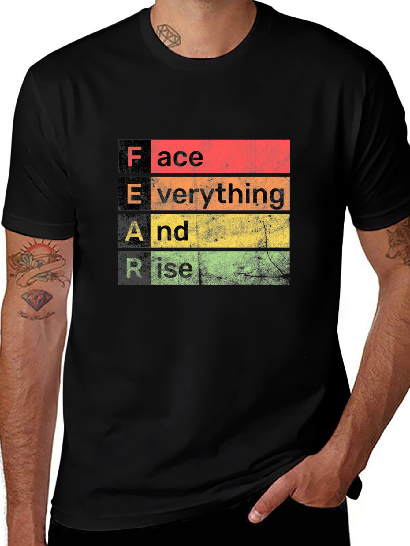 Motivational F.E.A.R. Graphic T-Shirt