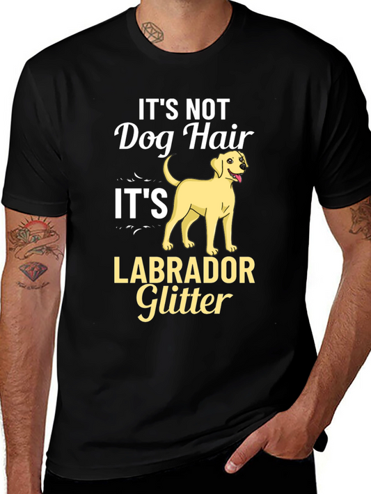 Labrador Glitter Graphic T-Shirt