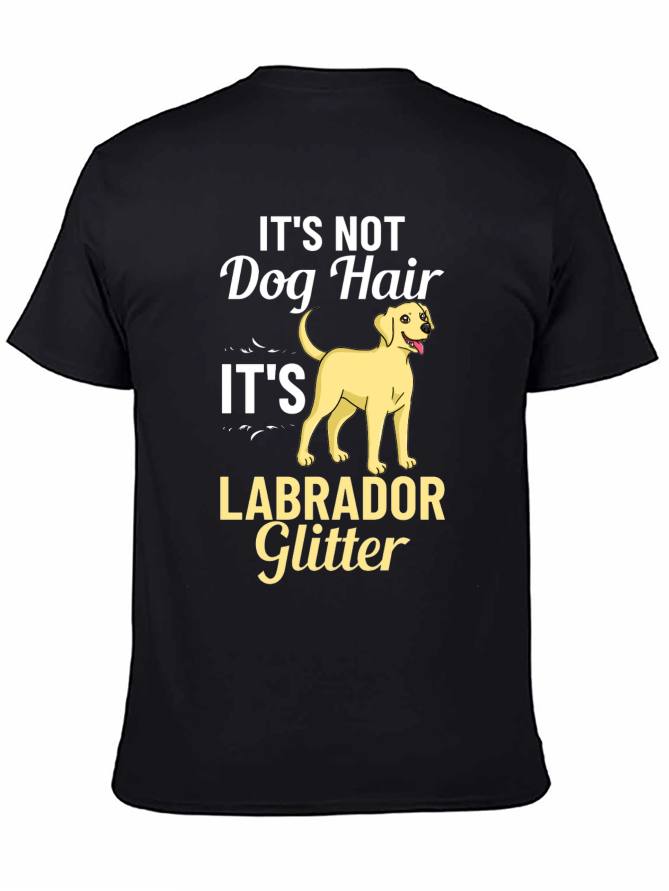 Labrador Glitter Graphic T-Shirt