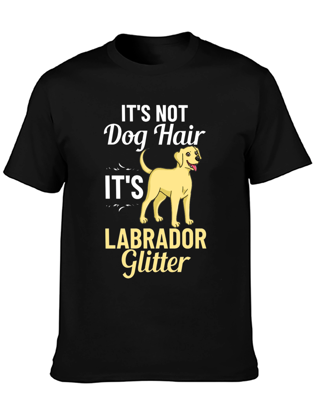 Labrador Glitter Graphic T-Shirt