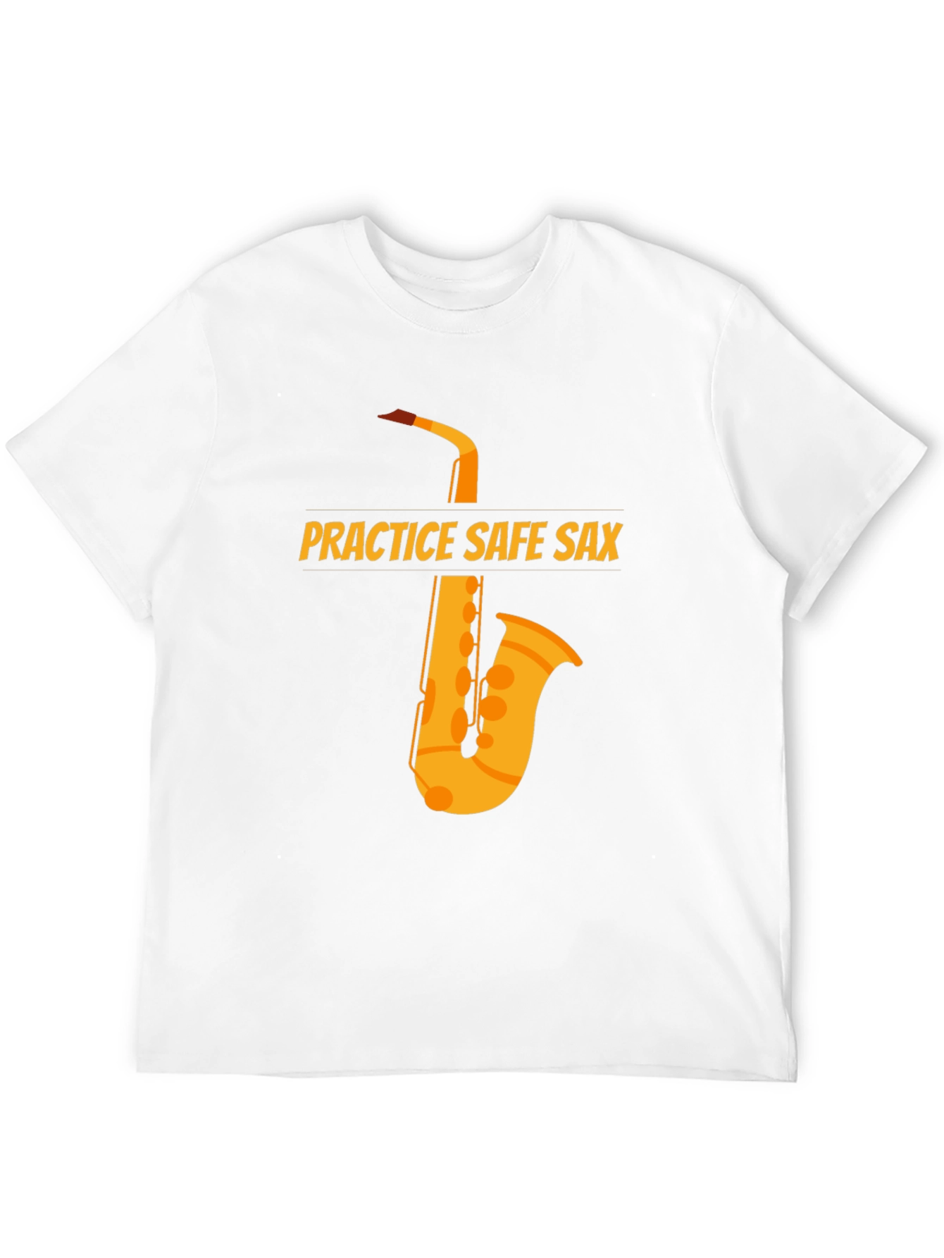 Practice Safe Sax Funny Saxophone T-Shirt