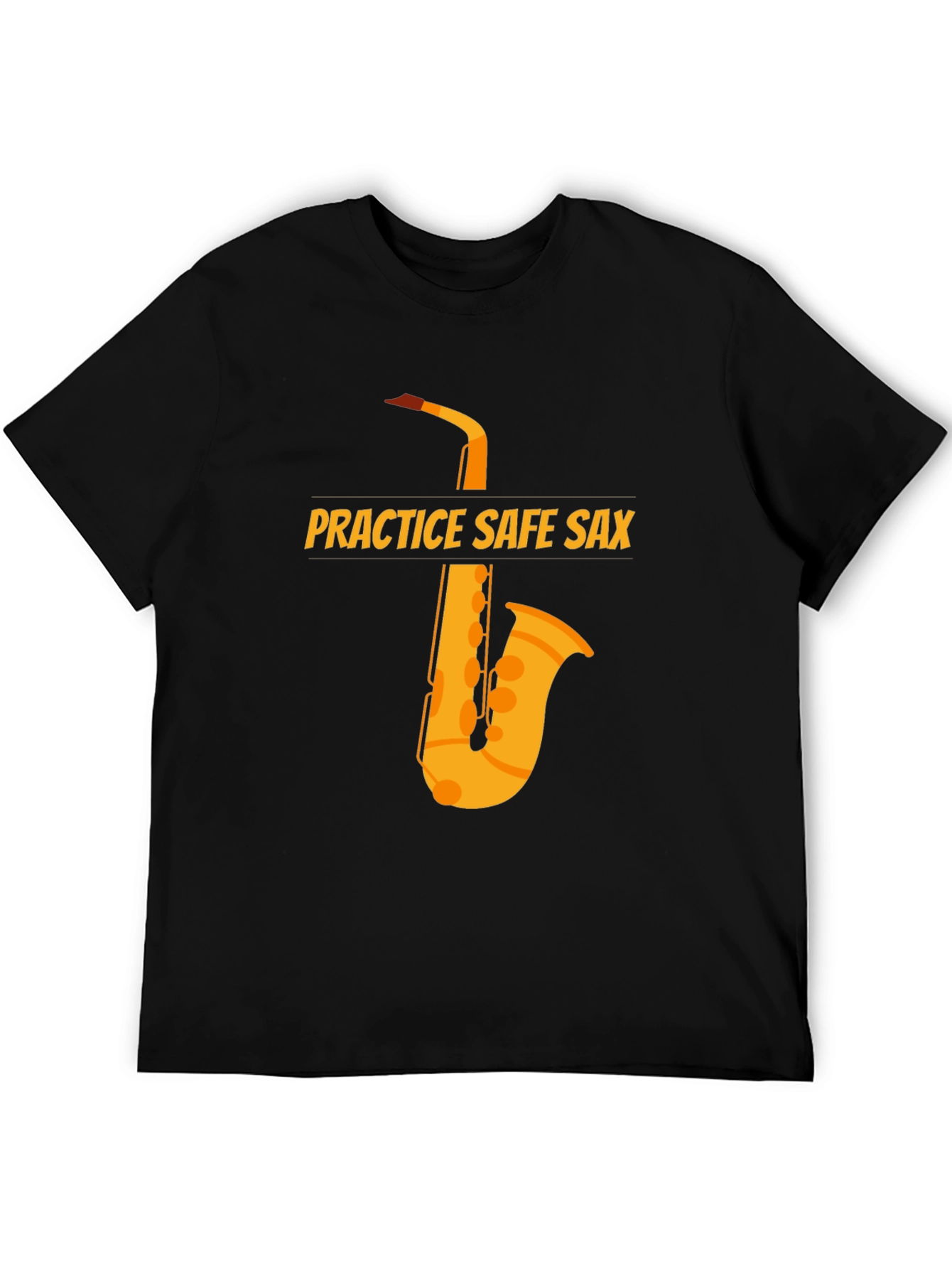 Practice Safe Sax Funny Saxophone T-Shirt