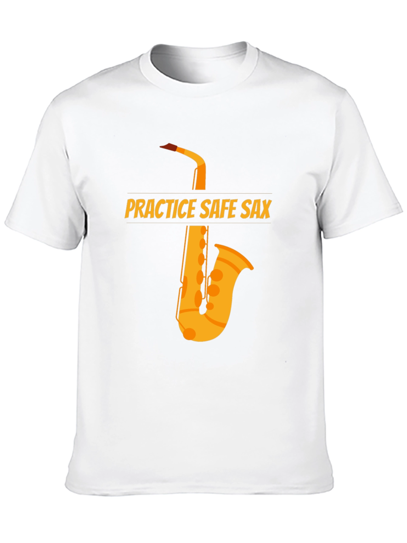 Practice Safe Sax Funny Saxophone T-Shirt