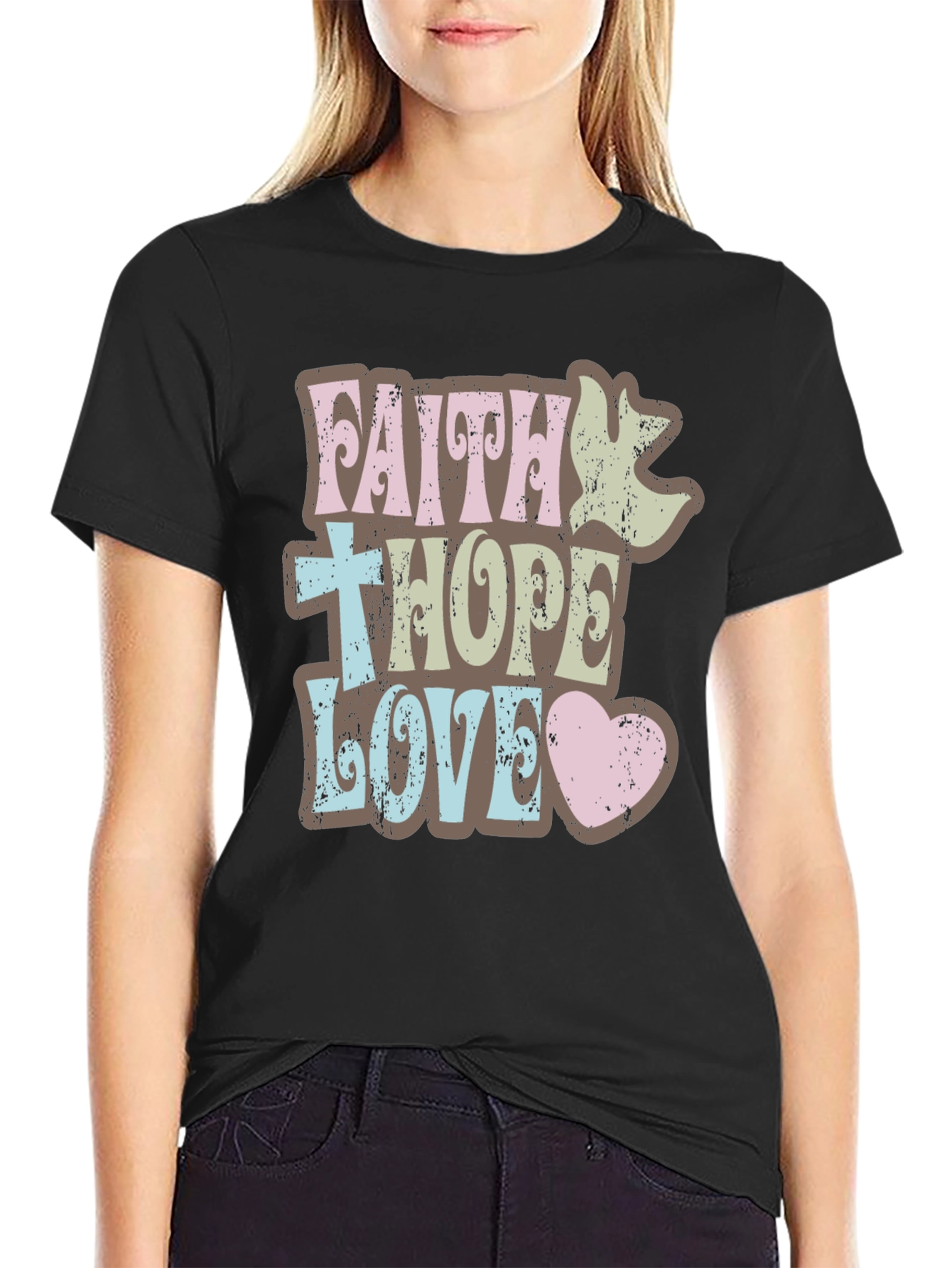 Faith Hope Love Graphic Tee